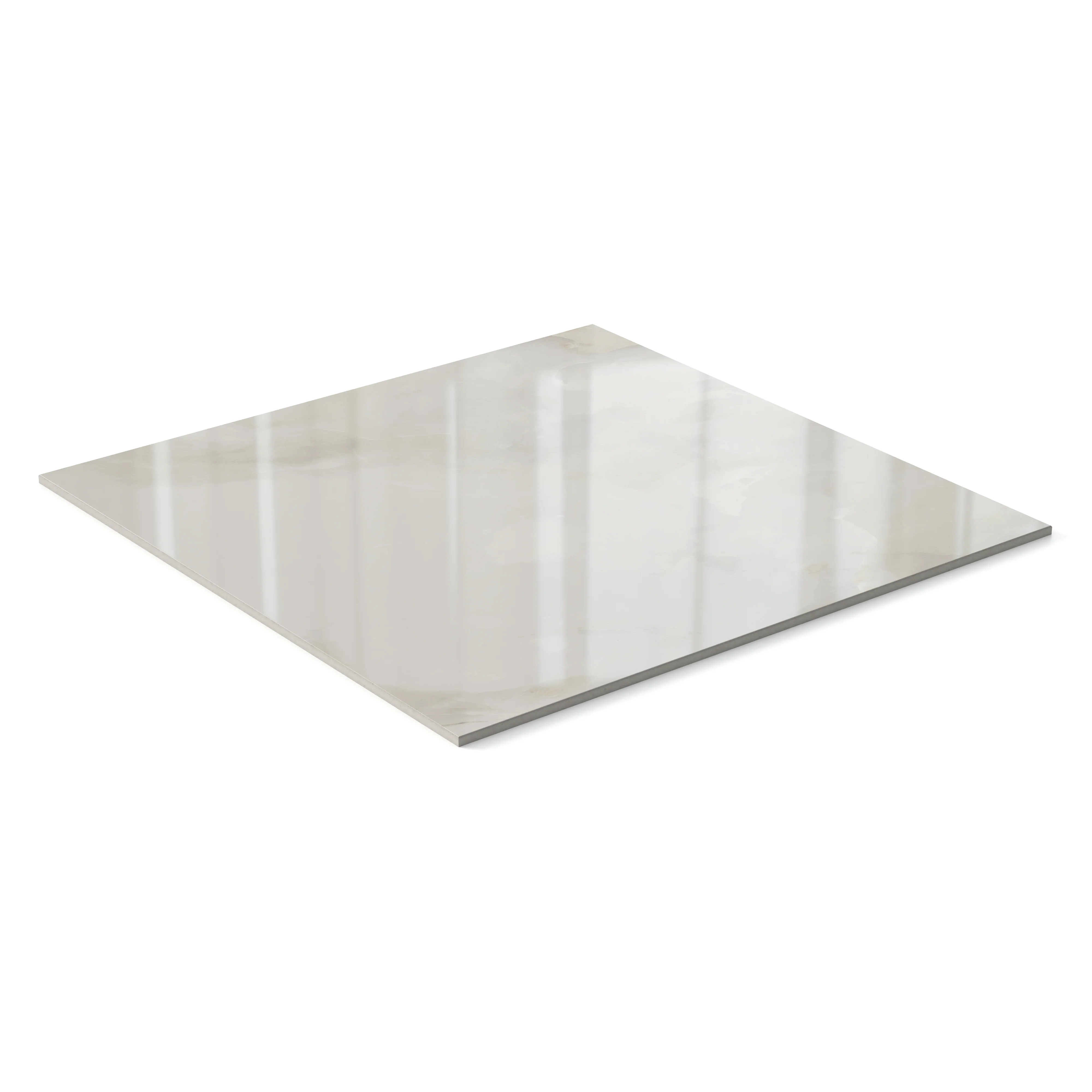 Astrid 24 x 24 Polished Porcelain Tile in Oyster - Image 3