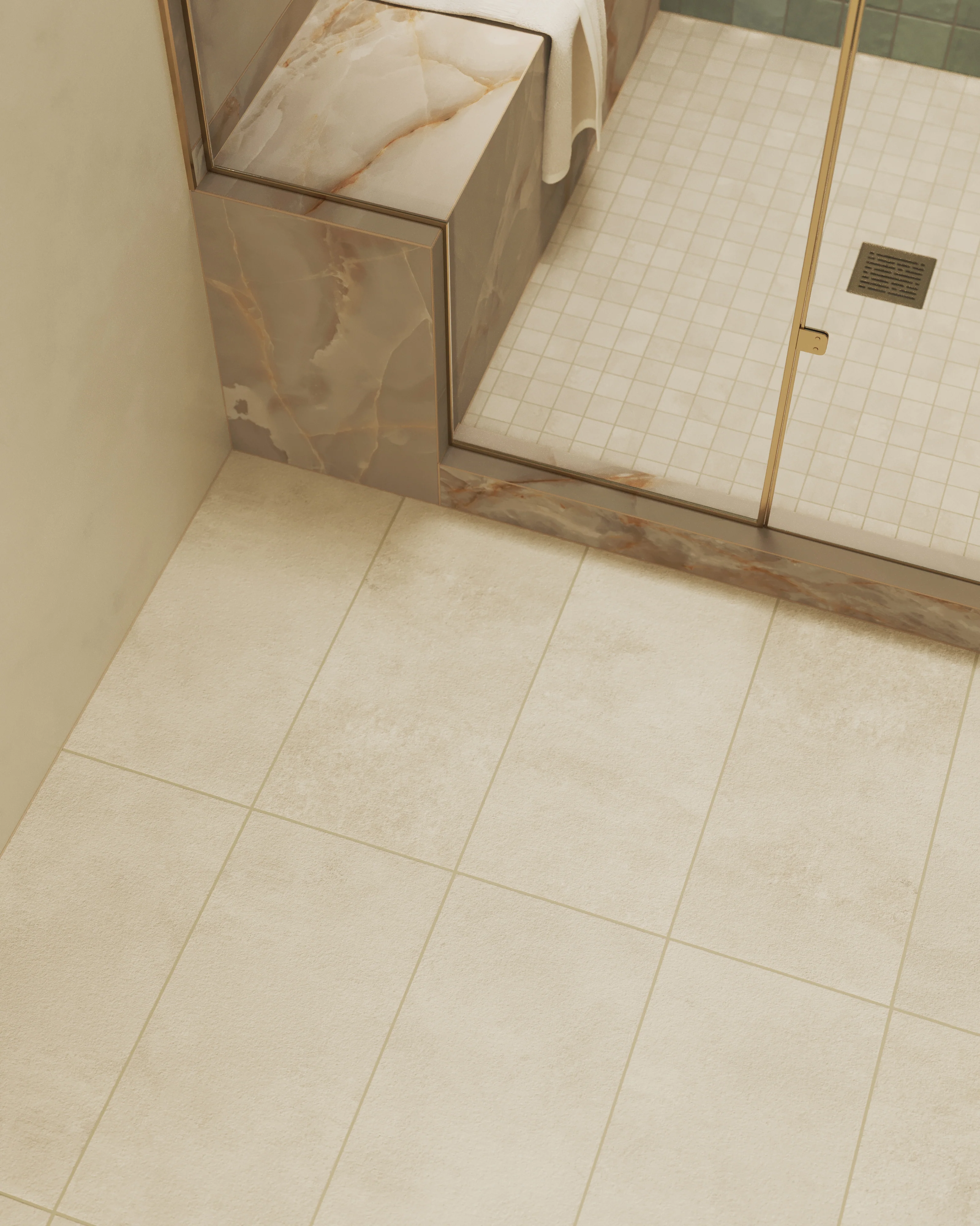 Astrid 24 x 48 Matte Porcelain Tile in Beige - Image 14