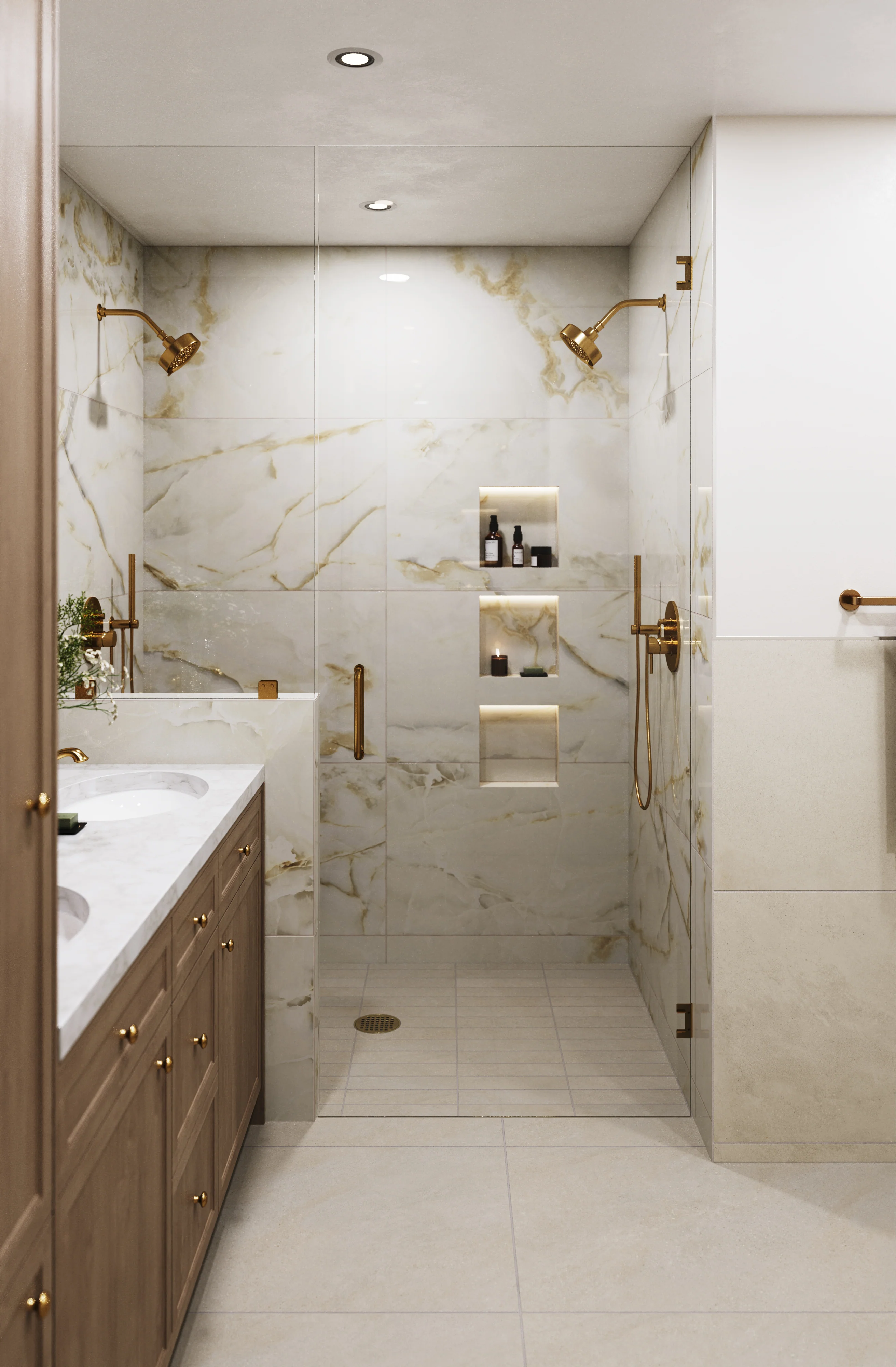 Astrid 24 x 48 Polished Porcelain Tile in Alabaster - Image 2