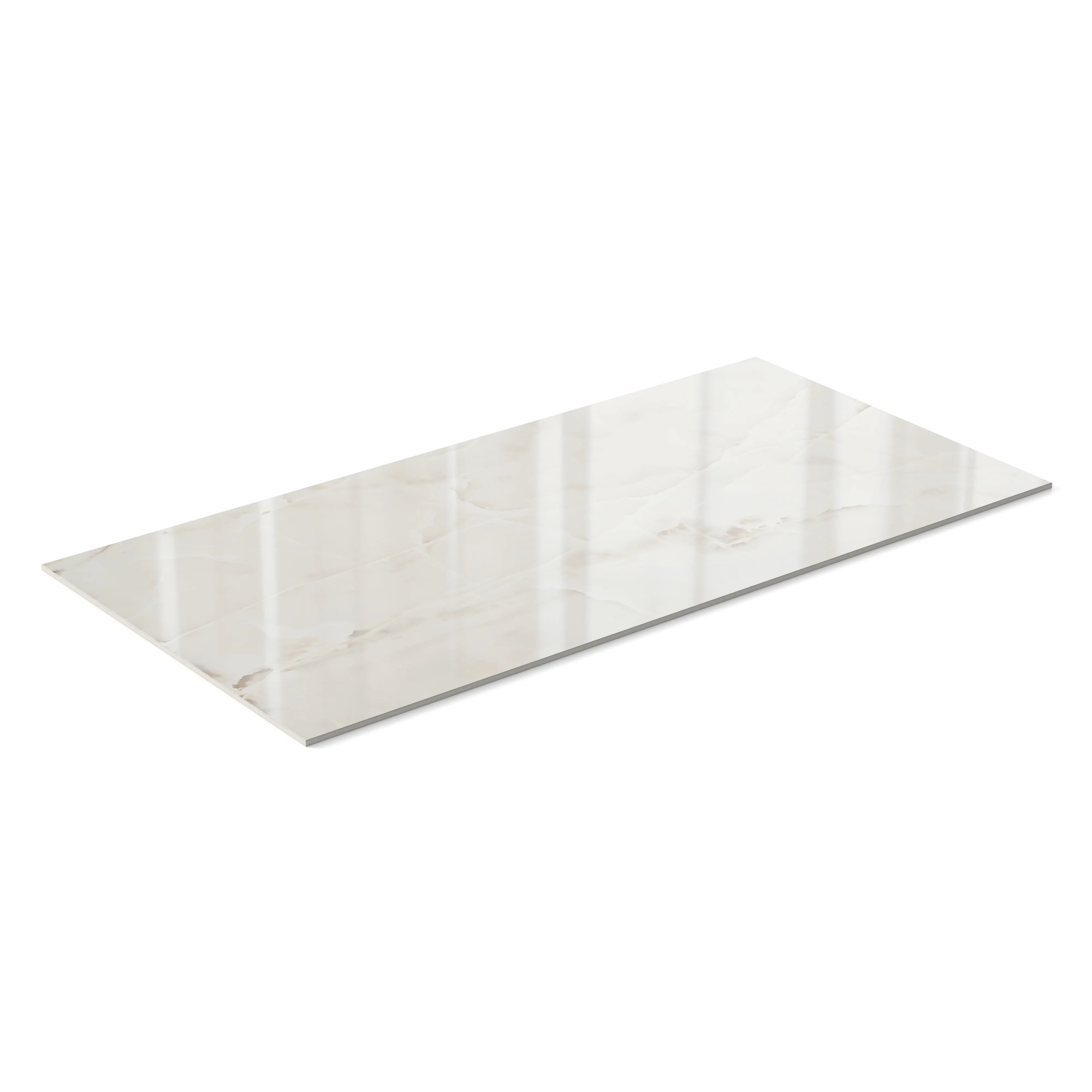 Astrid 24 x 48 Polished Porcelain Tile in Alabaster - Image 4