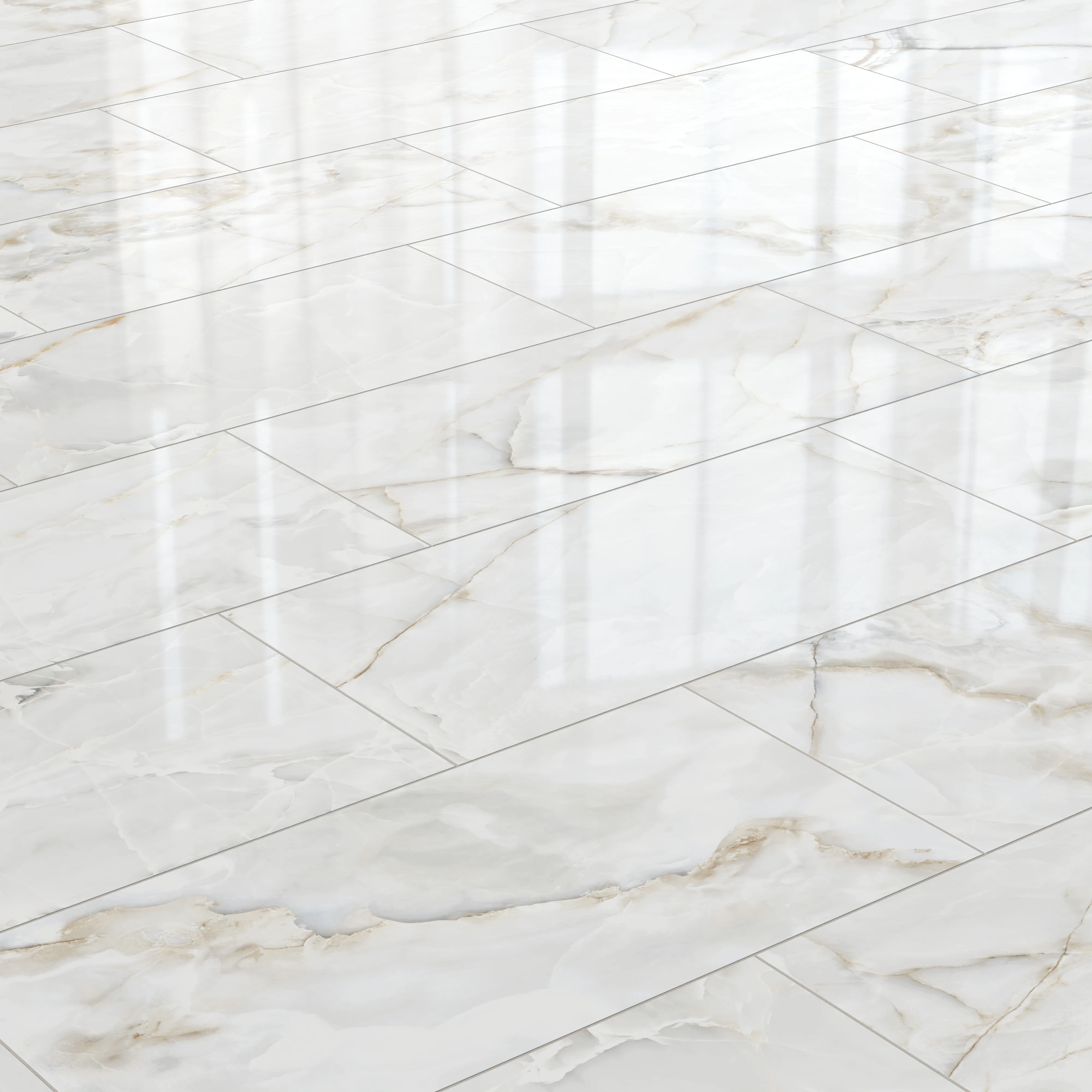Astrid 24 x 48 Polished Porcelain Tile in Pearl - Image 7