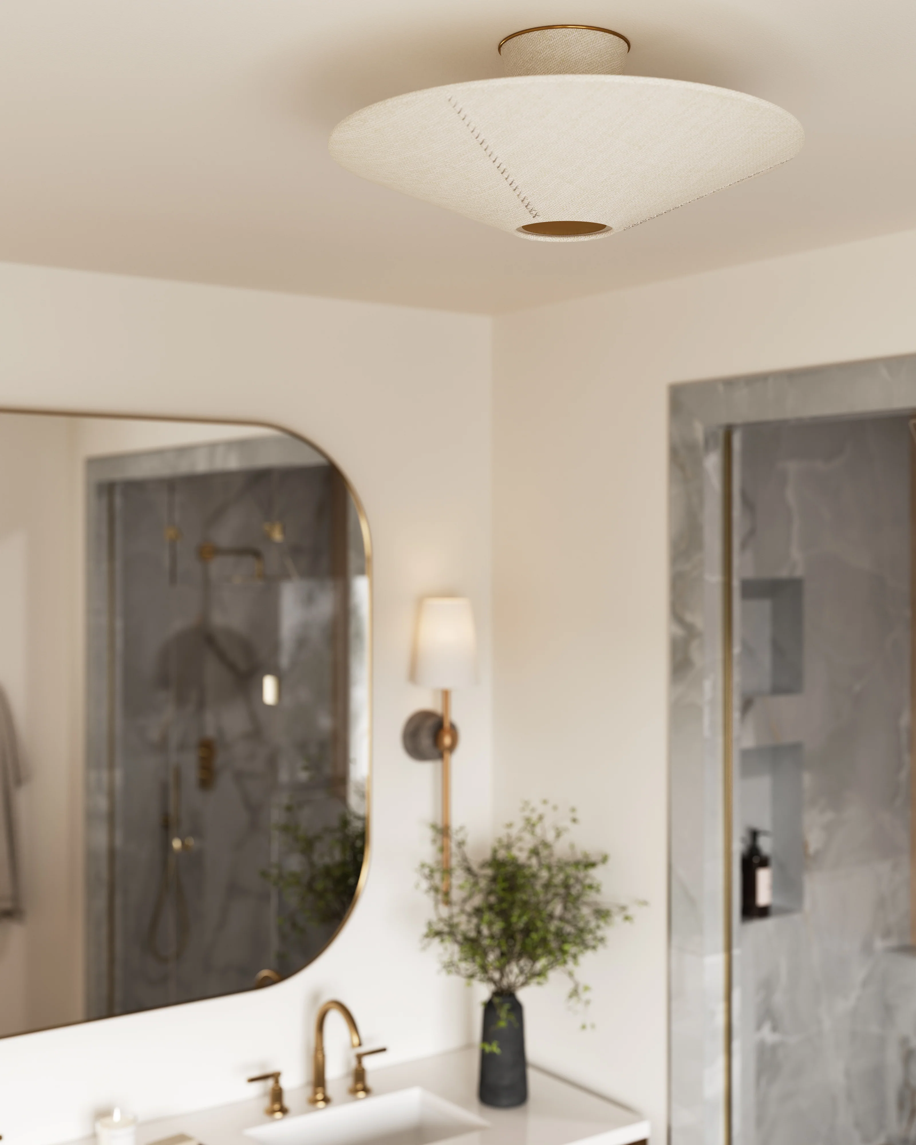 Astrid 24 x 48 Polished Porcelain Tile in Slate - Image 14
