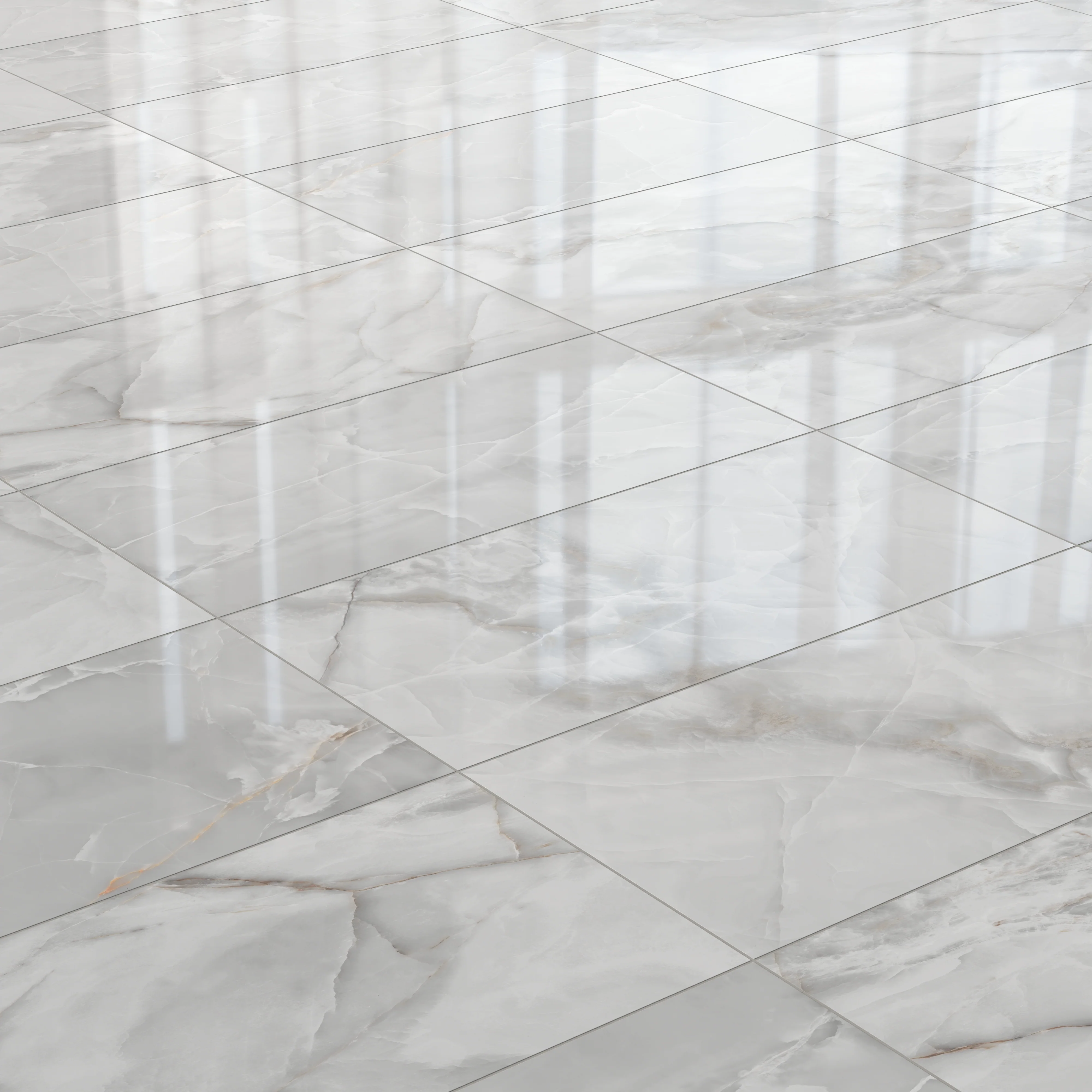 Astrid 24 x 48 Polished Porcelain Tile in Slate - Image 5