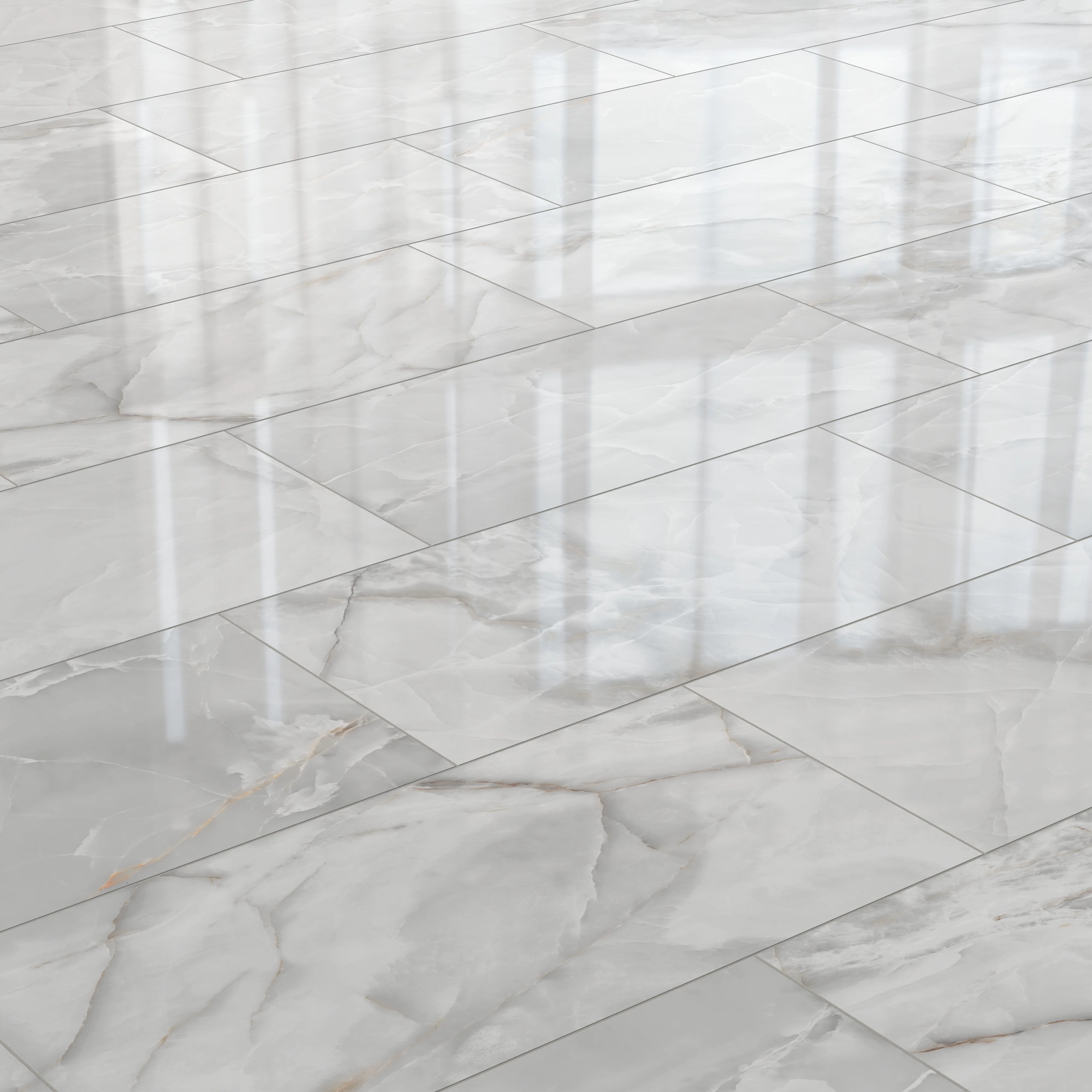 Astrid 24 x 48 Polished Porcelain Tile in Slate - Image 7