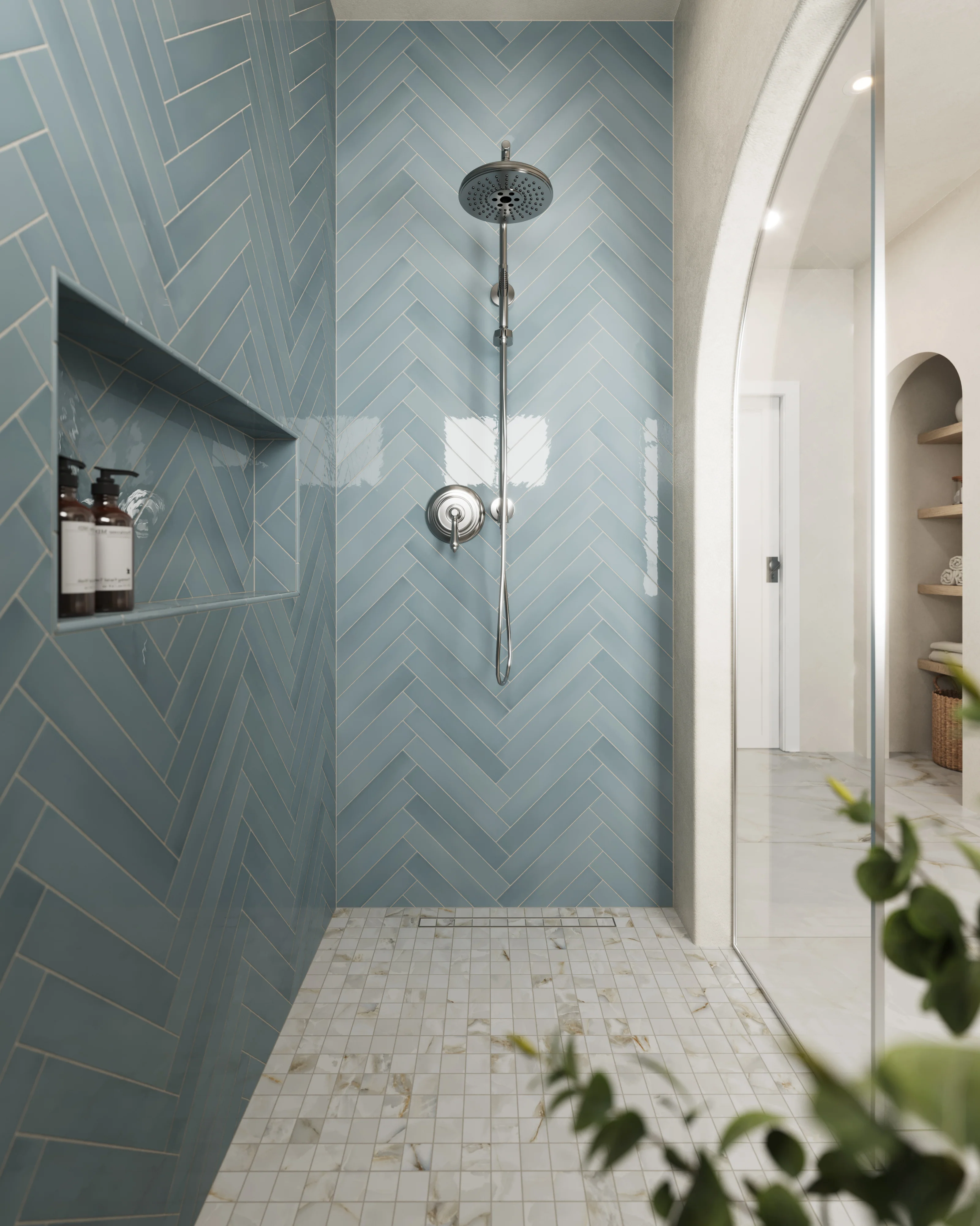 Astrid 2 x 2 Matte Porcelain Mosaic Tile in Pearl - Image 7