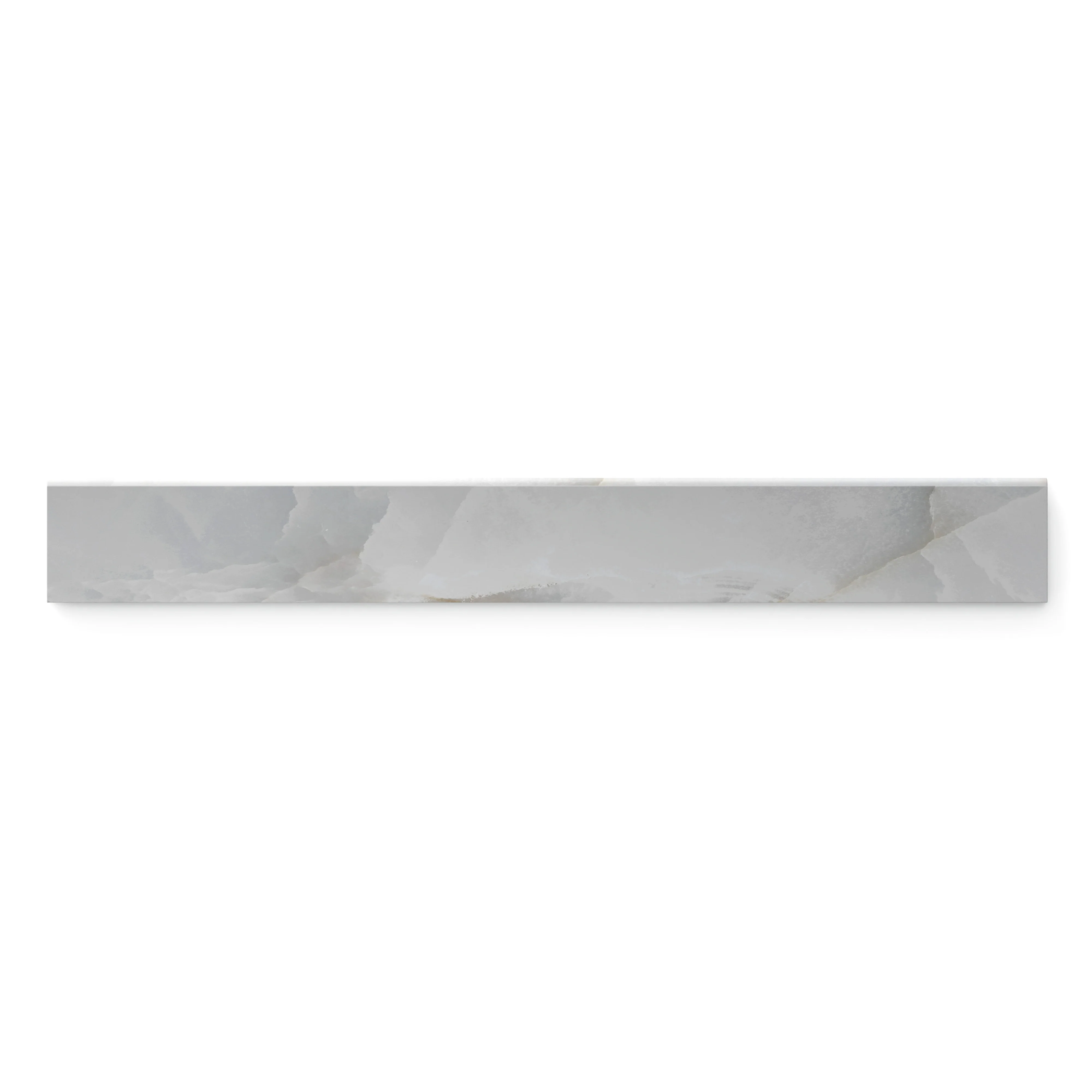Astrid 3 x 24 Matte Porcelain Bullnose Tile in Slate