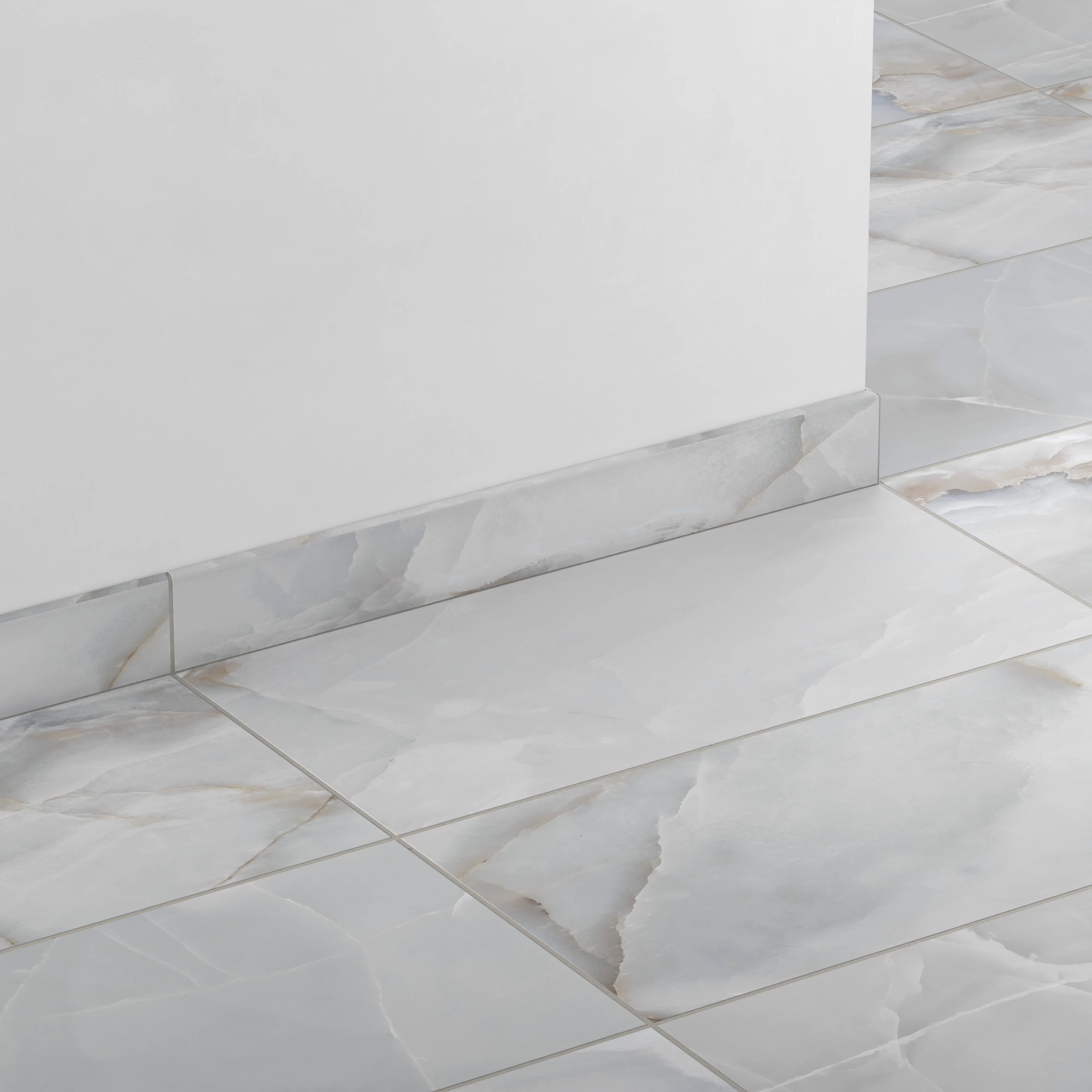 Astrid 3 x 24 Matte Porcelain Bullnose Tile in Slate - Image 3