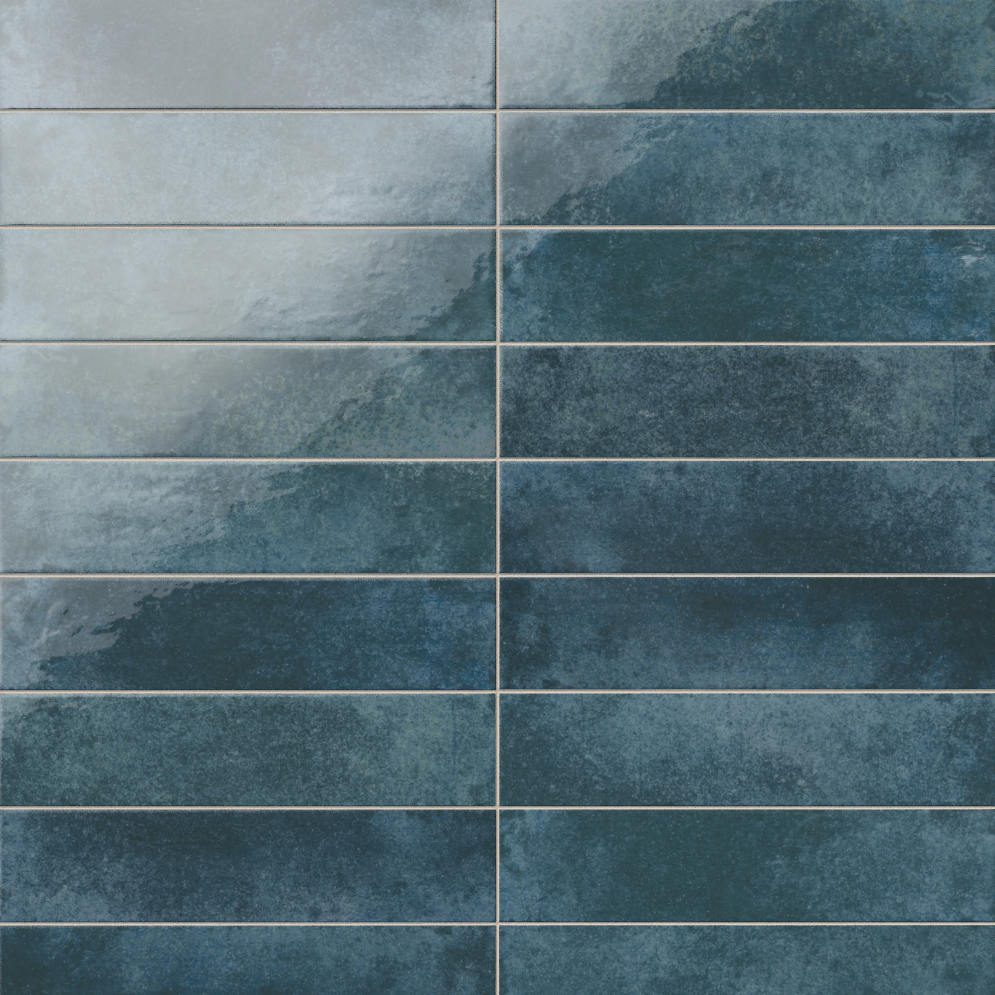 Aurelia 2.5 x 11 Glossy Porcelain Subway Tile in Marine