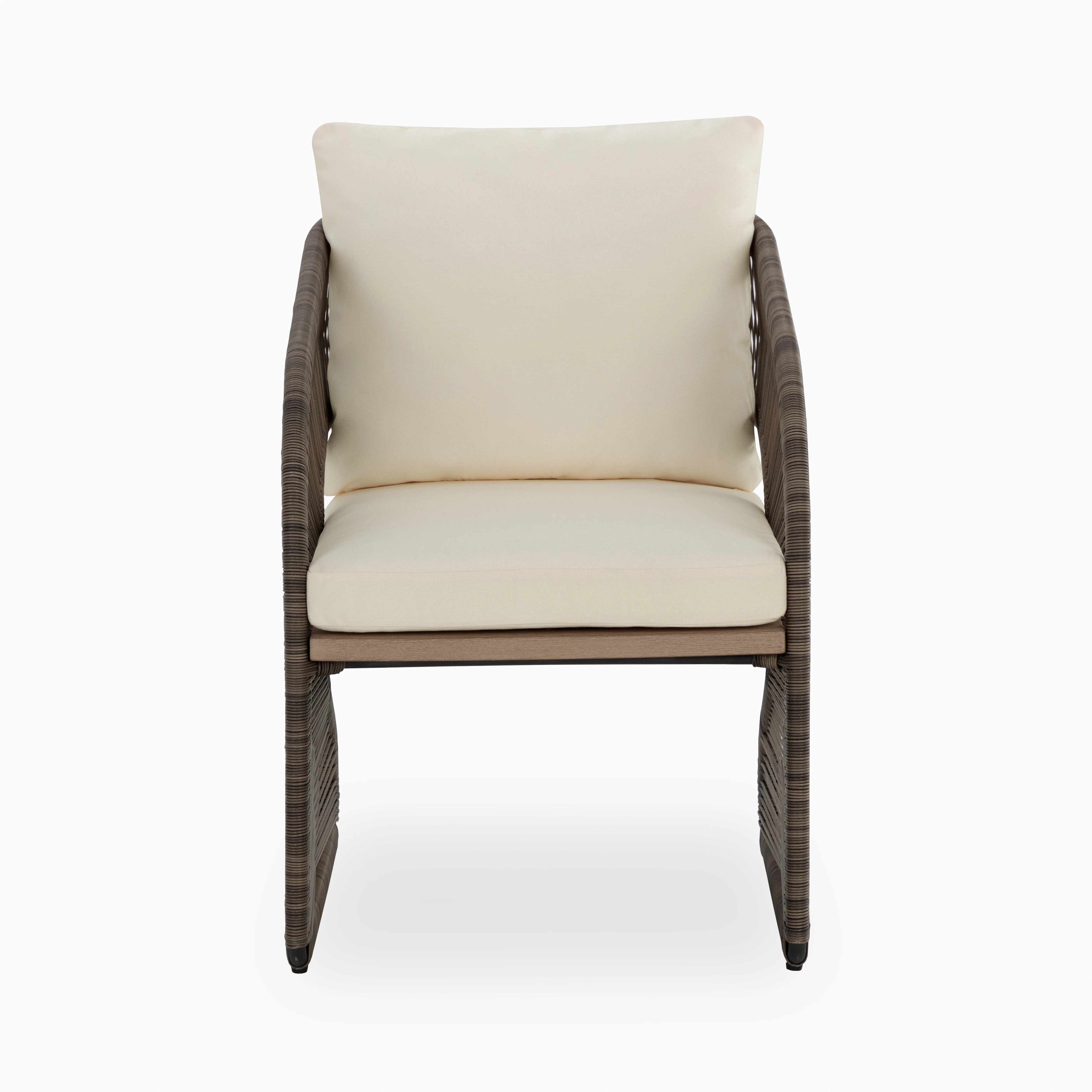 Aurelle Outdoor Lounge Chair in Cream - Image 2