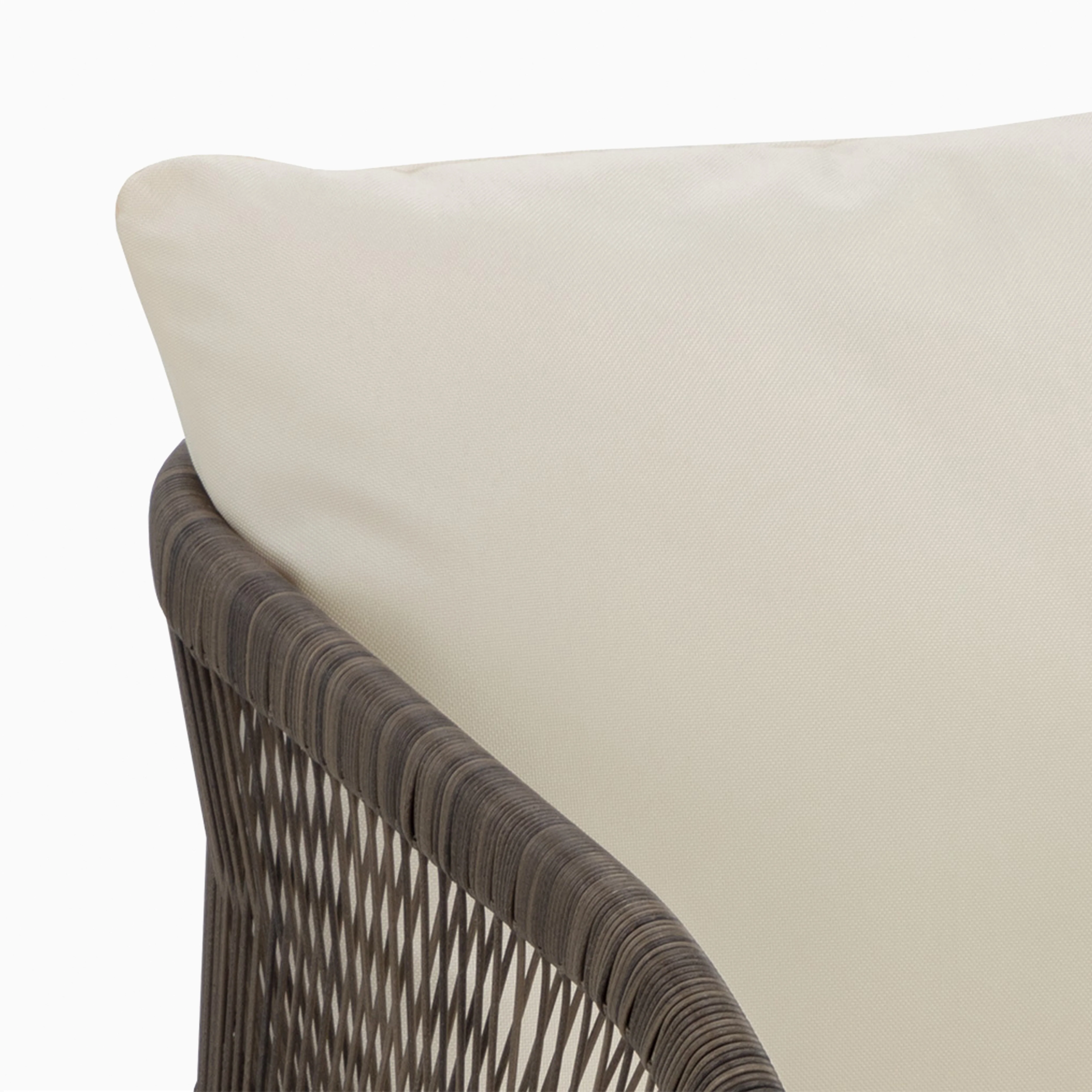Aurelle Outdoor Lounge Chair in Cream - Image 6