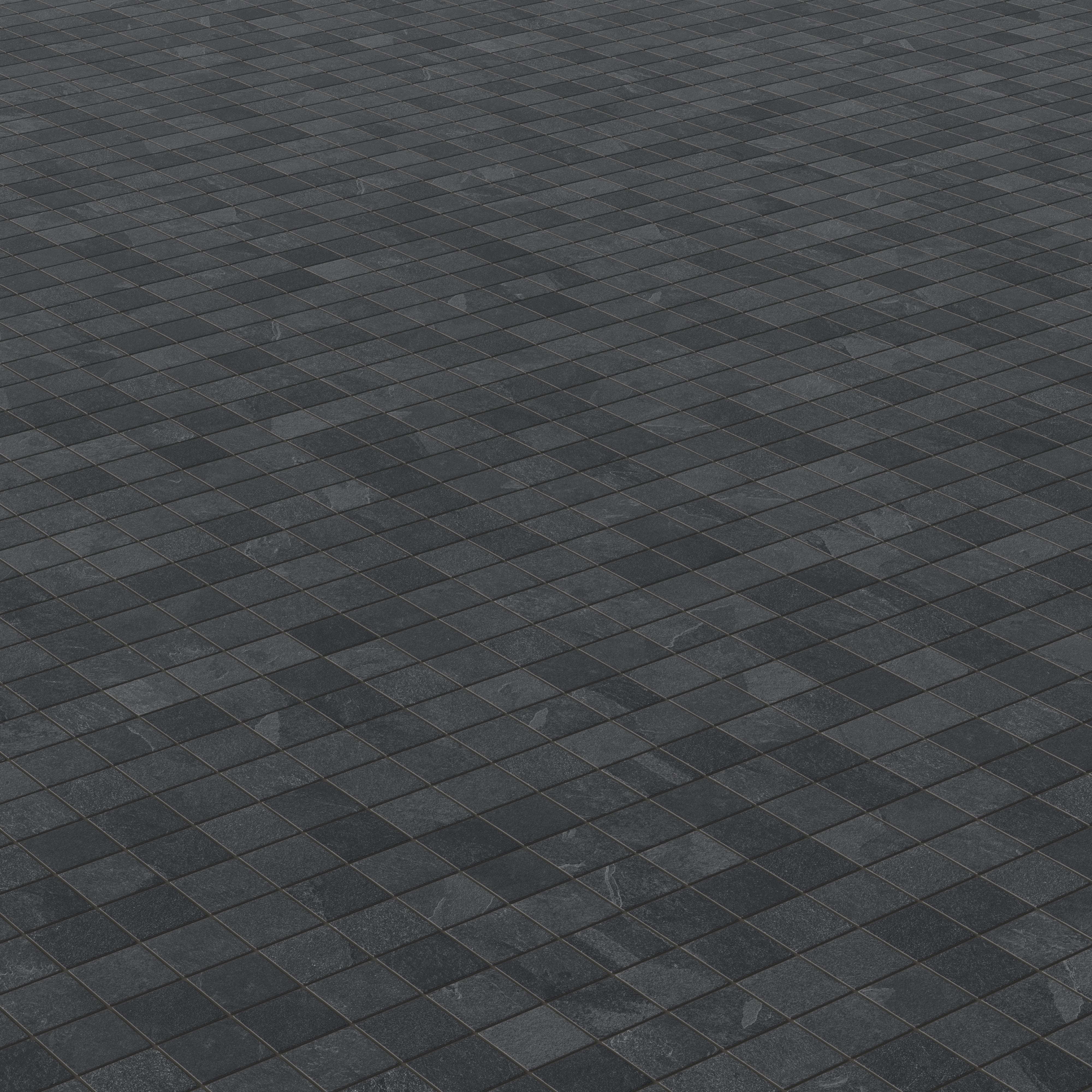 Aurora 2 x 2 Matte Porcelain Mosaic Tile in Lava - Image 3