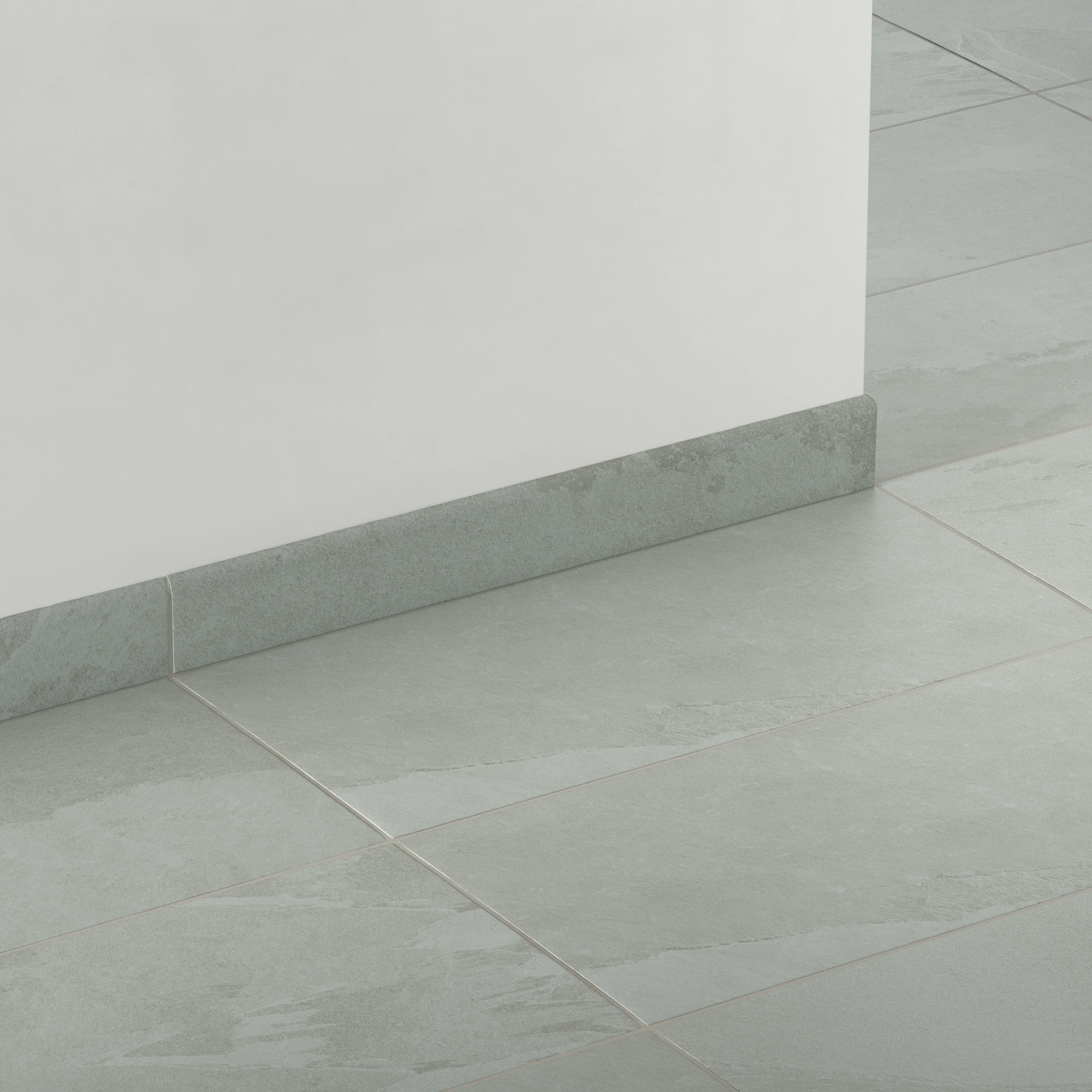 Aurora 3 x 24 Matte Porcelain Bullnose Tile in Ardesia - Image 3