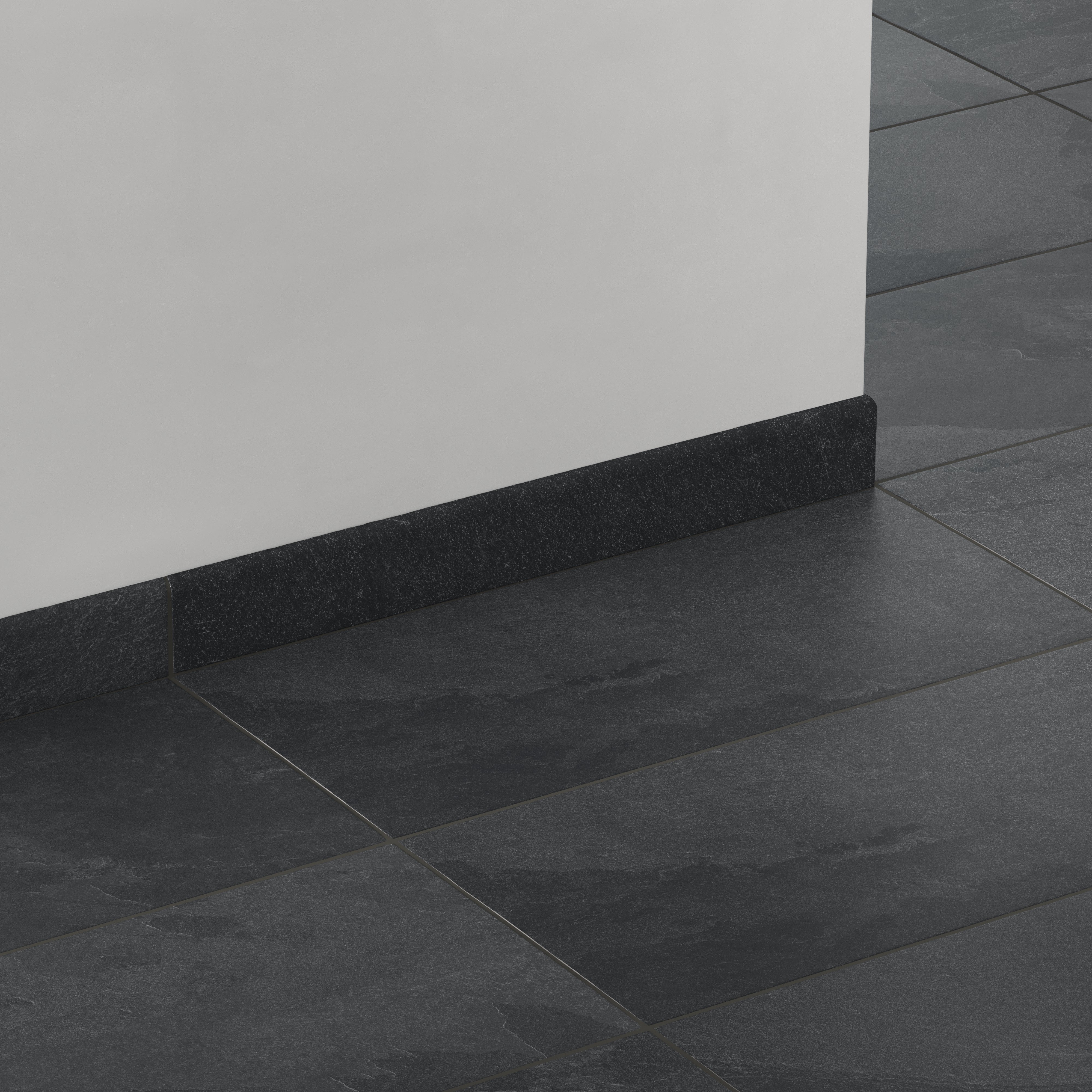 Aurora 3 x 24 Matte Porcelain Bullnose Tile in Lava - Image 3