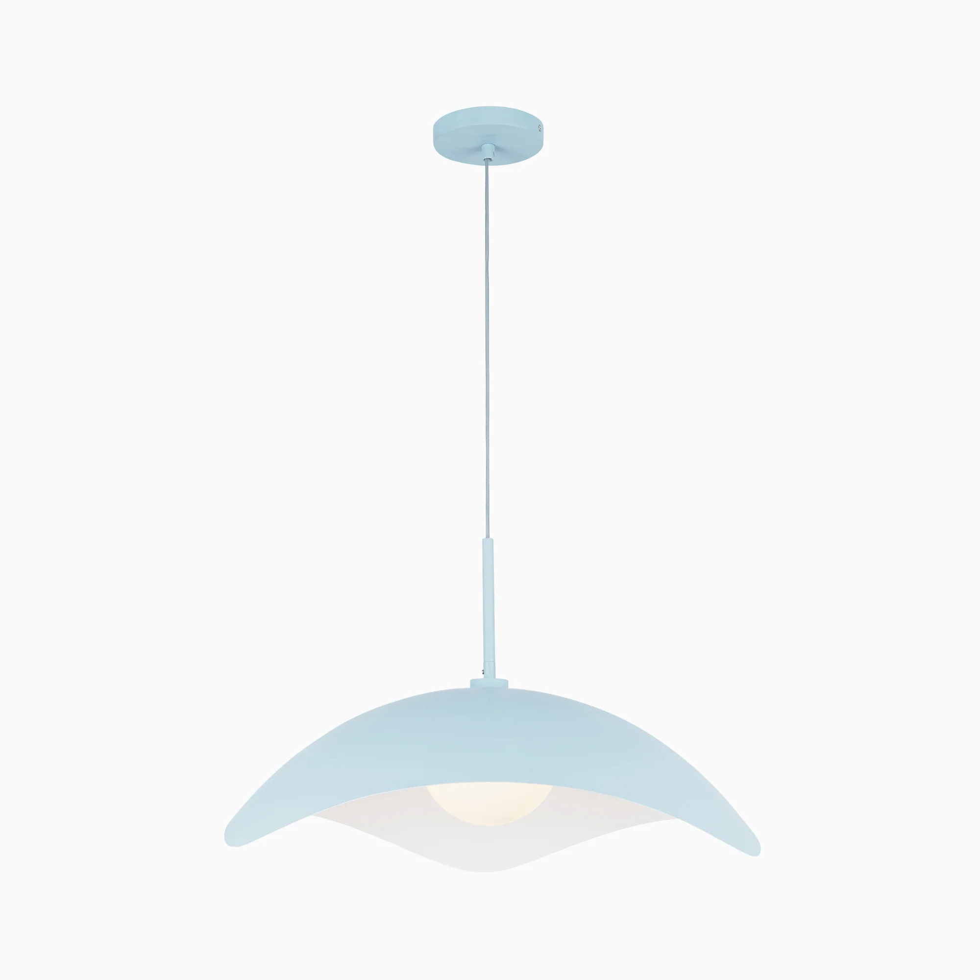 Aveline 22" Socket Pendant in Cerulean - Image 2