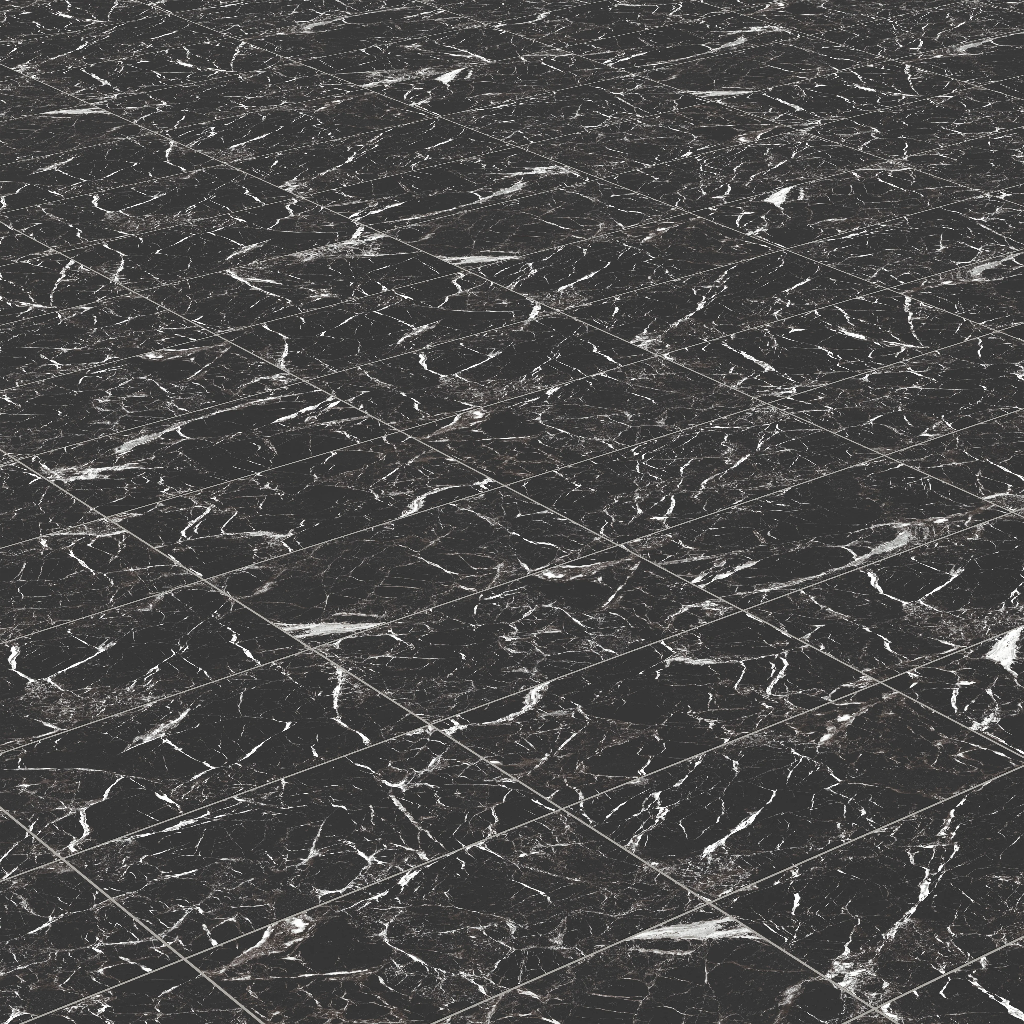 Blair 12 x 24 Matte Porcelain Tile in Marmo Black - Image 4