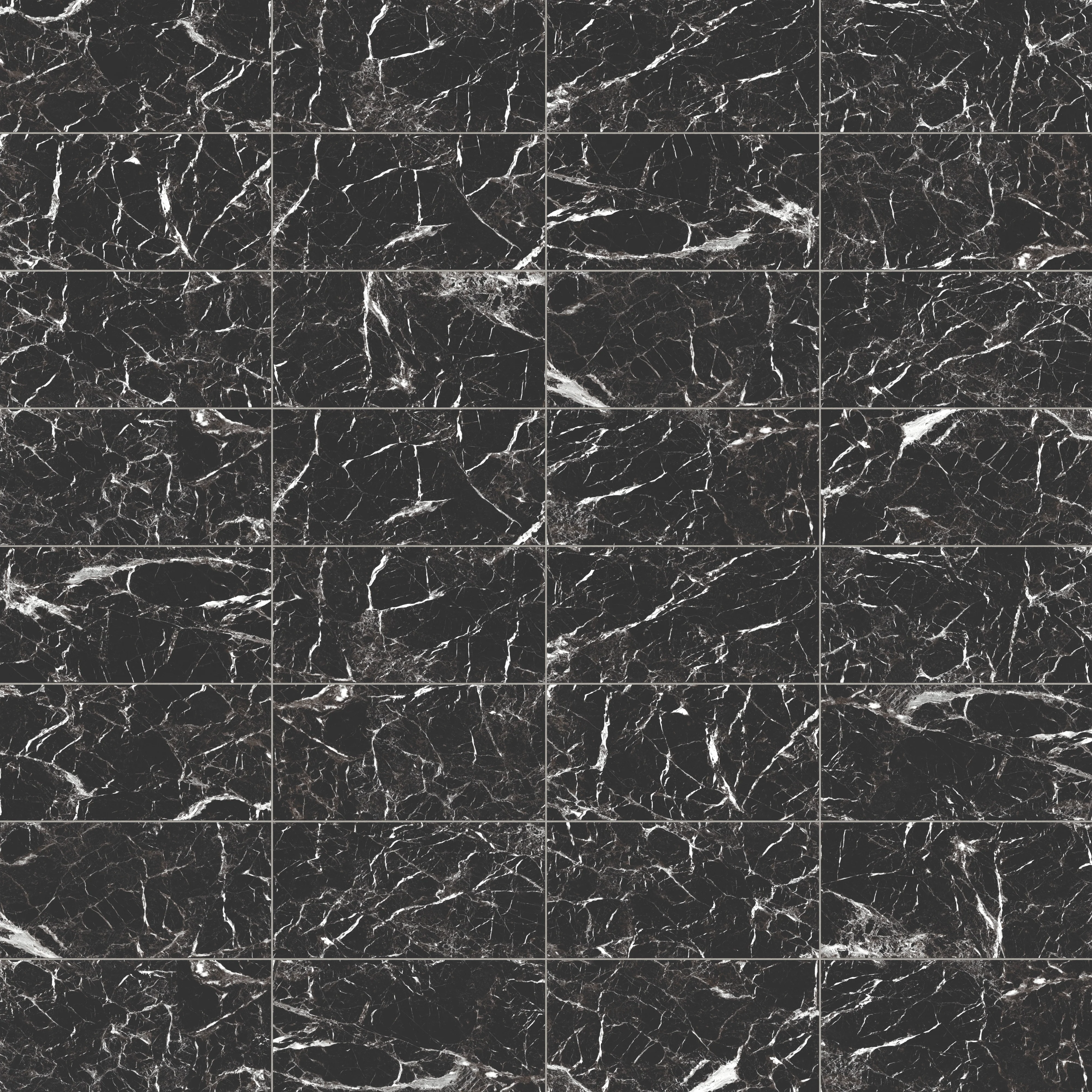 Blair 12 x 24 Matte Porcelain Tile in Marmo Black - Image 5