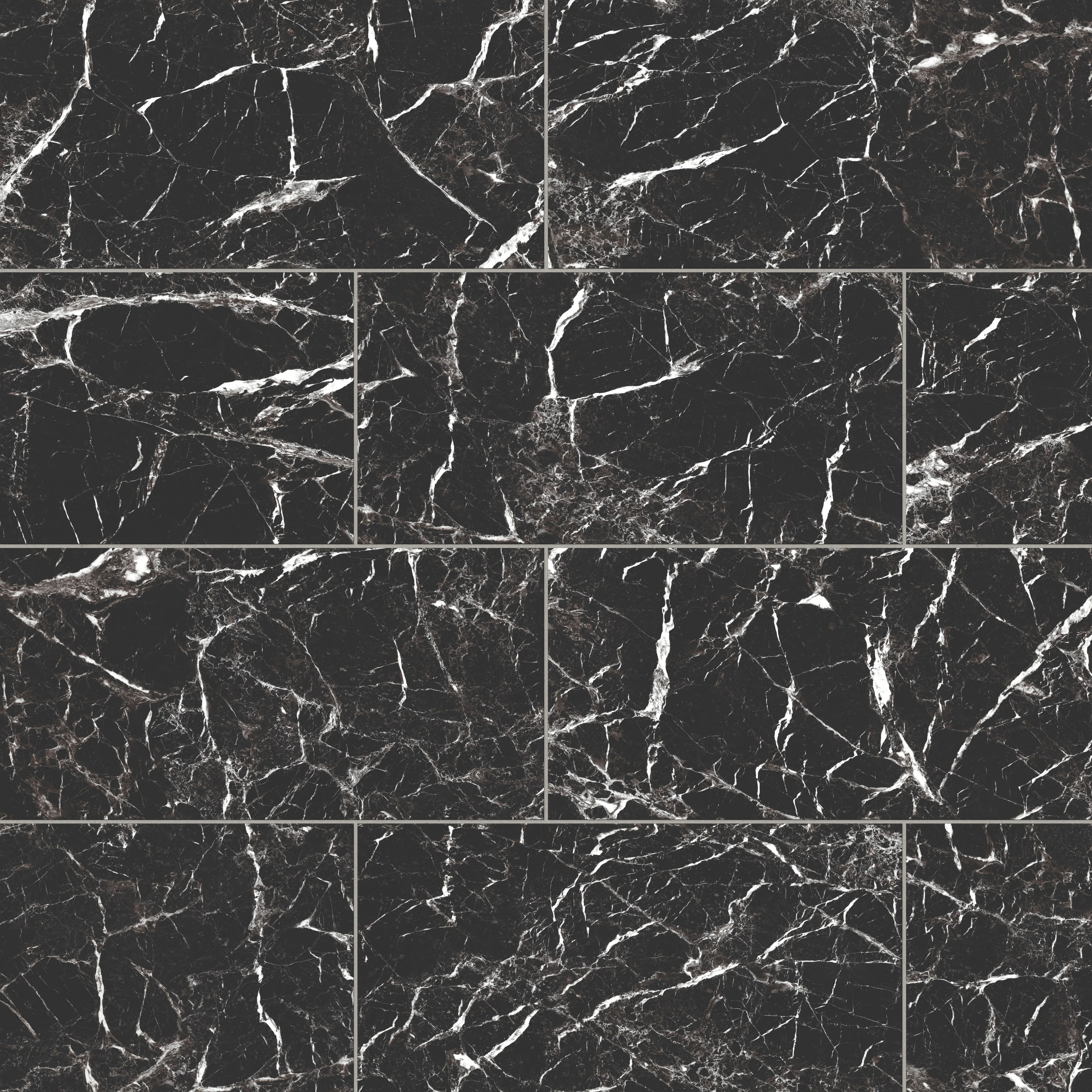 Blair 12 x 24 Matte Porcelain Tile in Marmo Black - Image 7