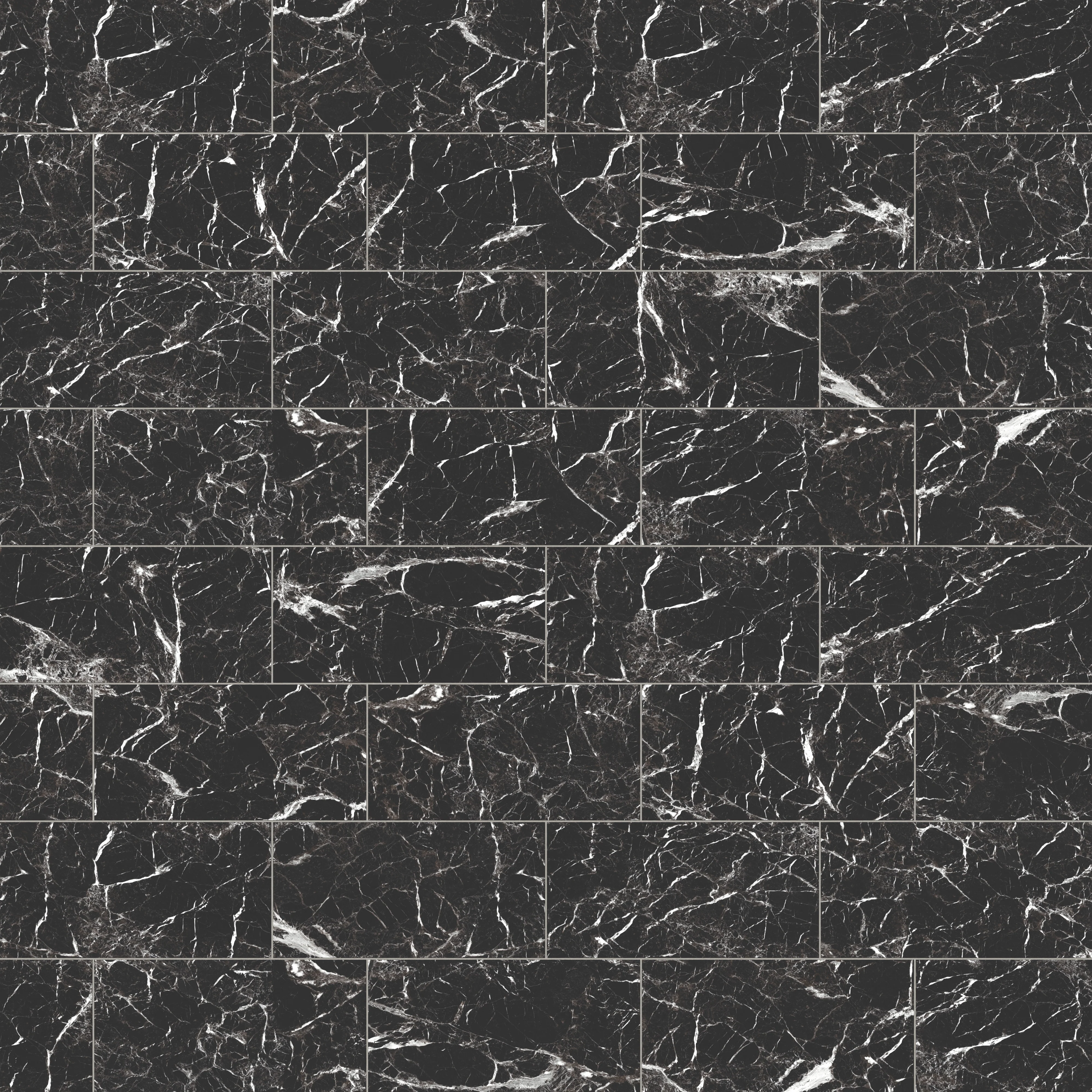 Blair 12 x 24 Matte Porcelain Tile in Marmo Black - Image 8