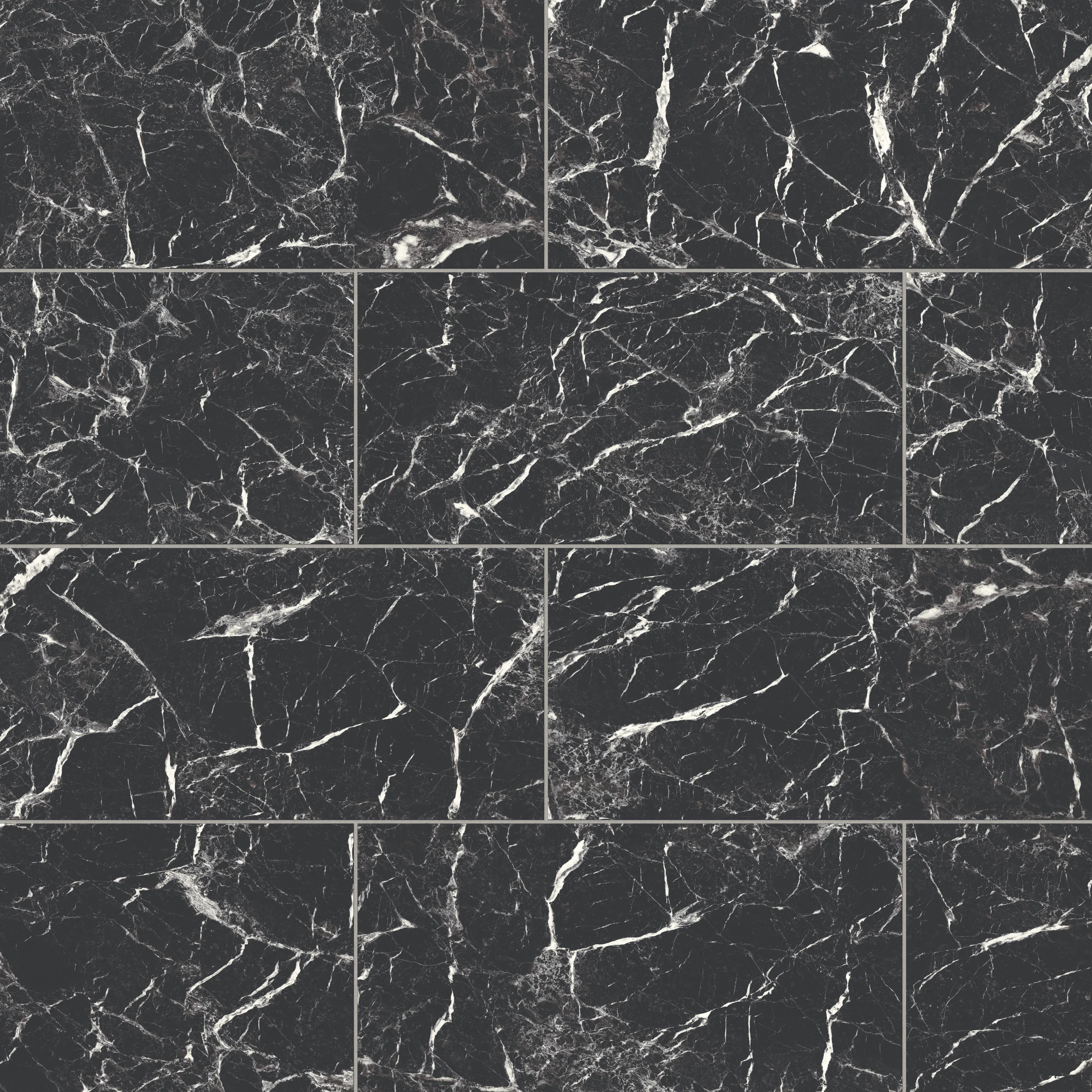 Blair 12 x 24 Polished Porcelain Tile in Marmo Black - Image 7