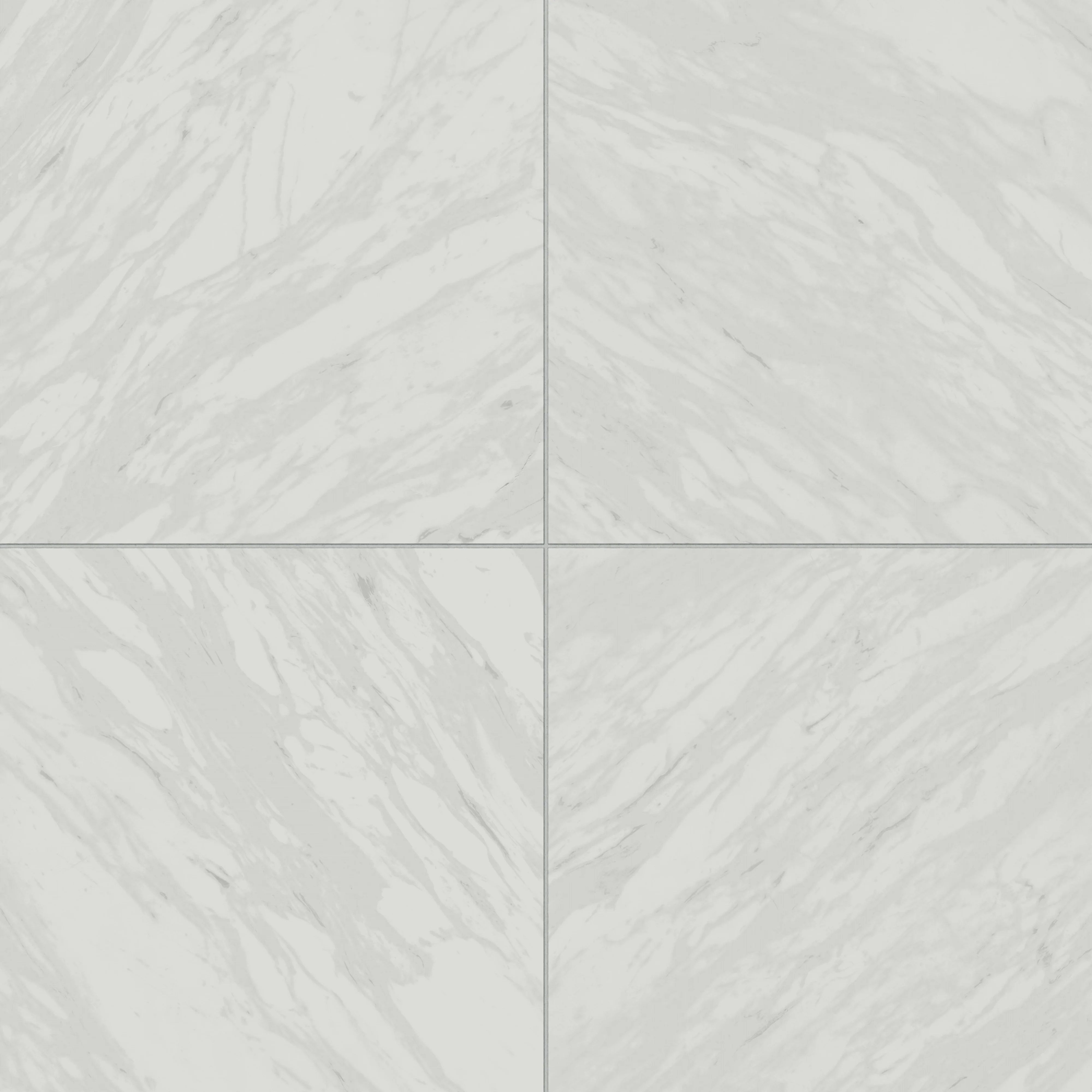 Blair 24 x 24 Matte Porcelain Tile in Volakas White