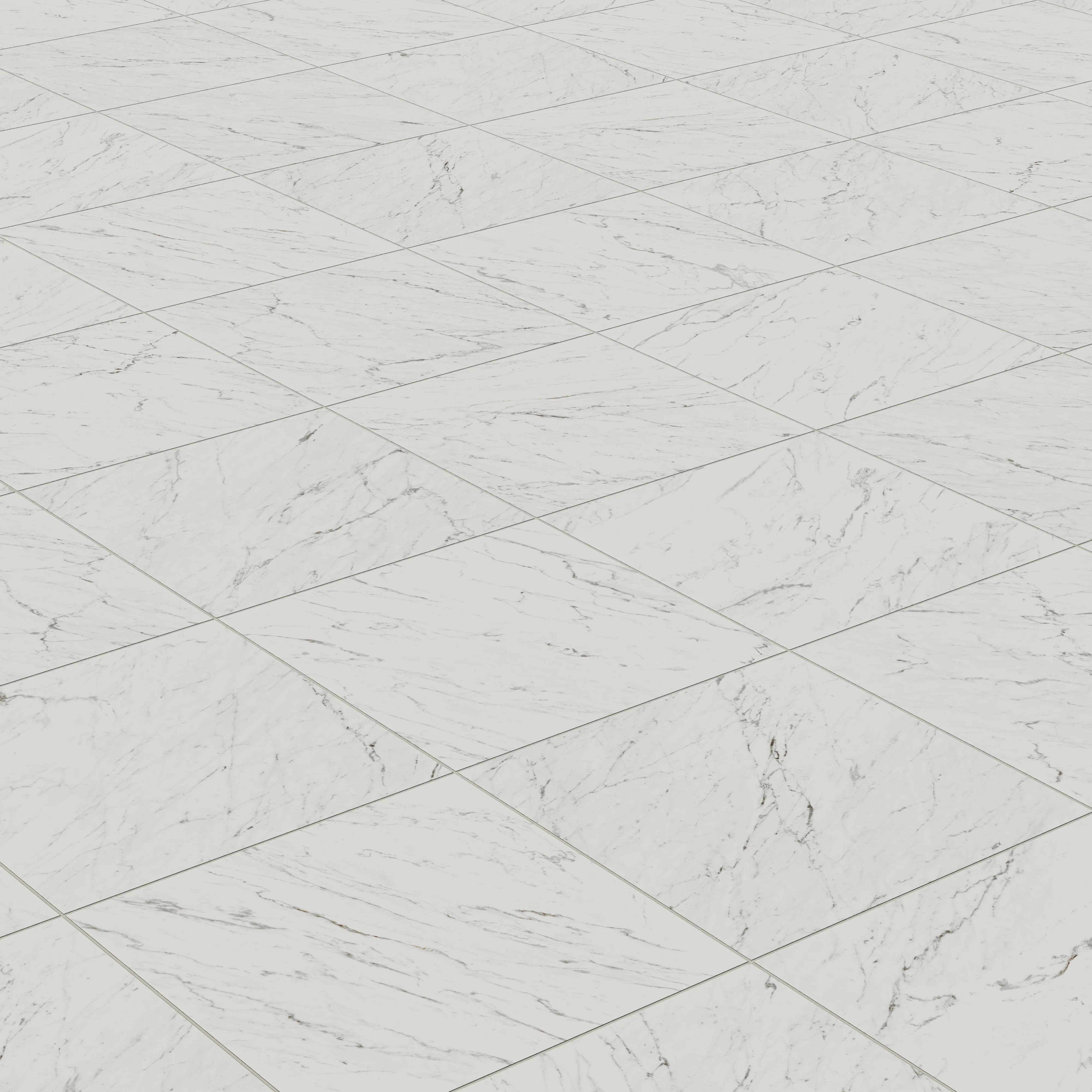 Blair 24 x 24 Matte Porcelain Tile in White Carrara - Image 4