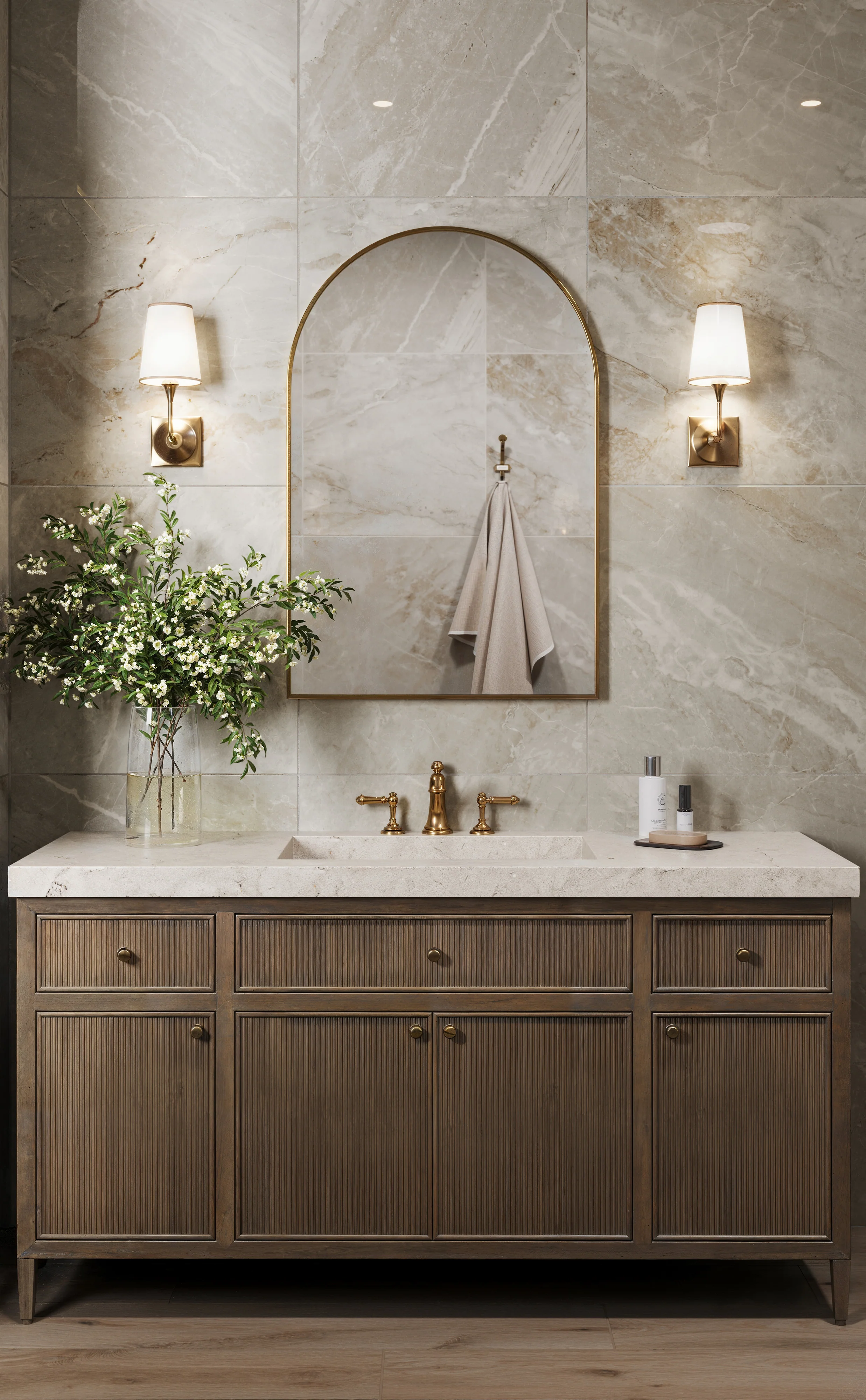 Blair 24 x 24 Polished Porcelain Tile in Oniciata Beige - Image 7