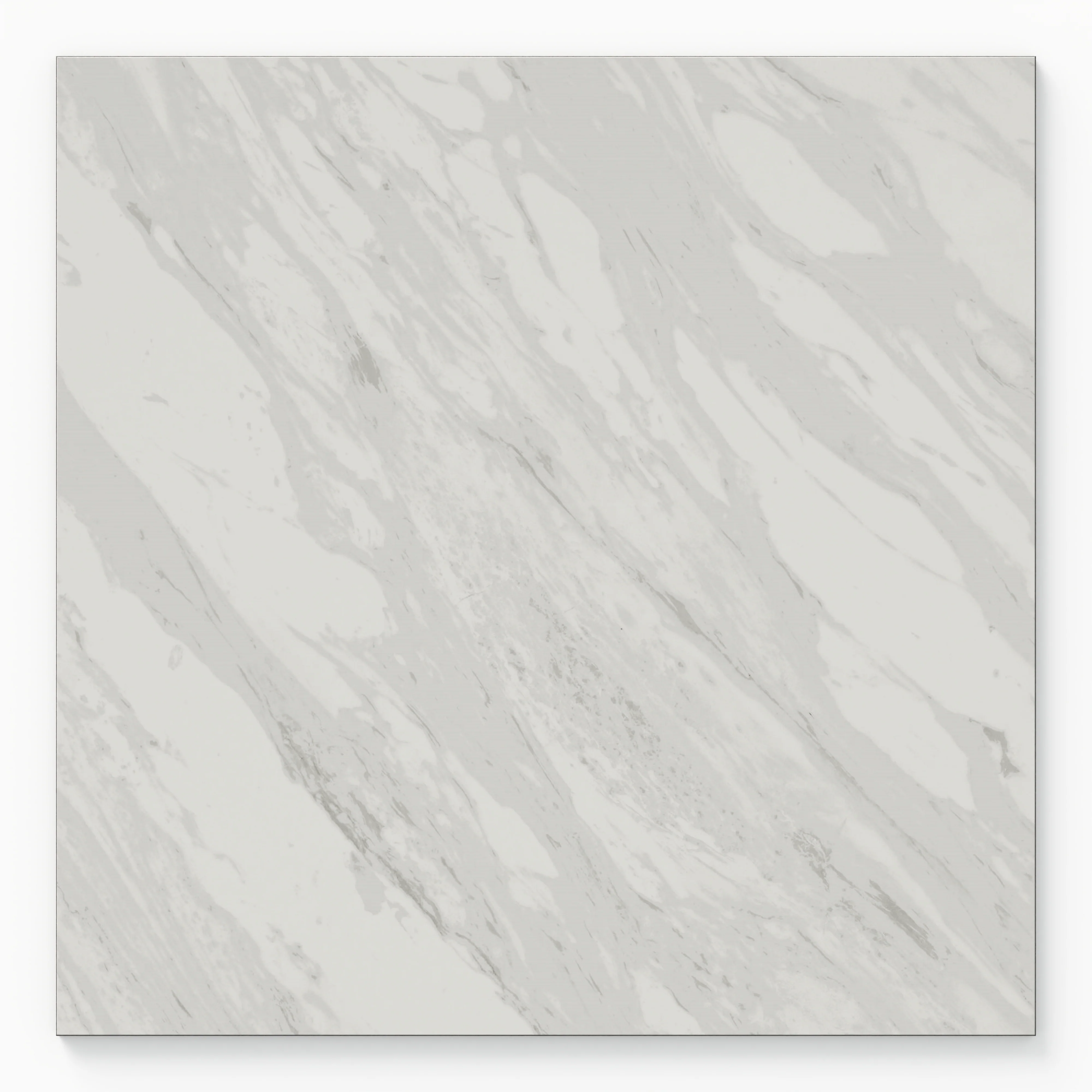 Blair 24 x 24 Polished Porcelain Tile in Volakas White - Image 2
