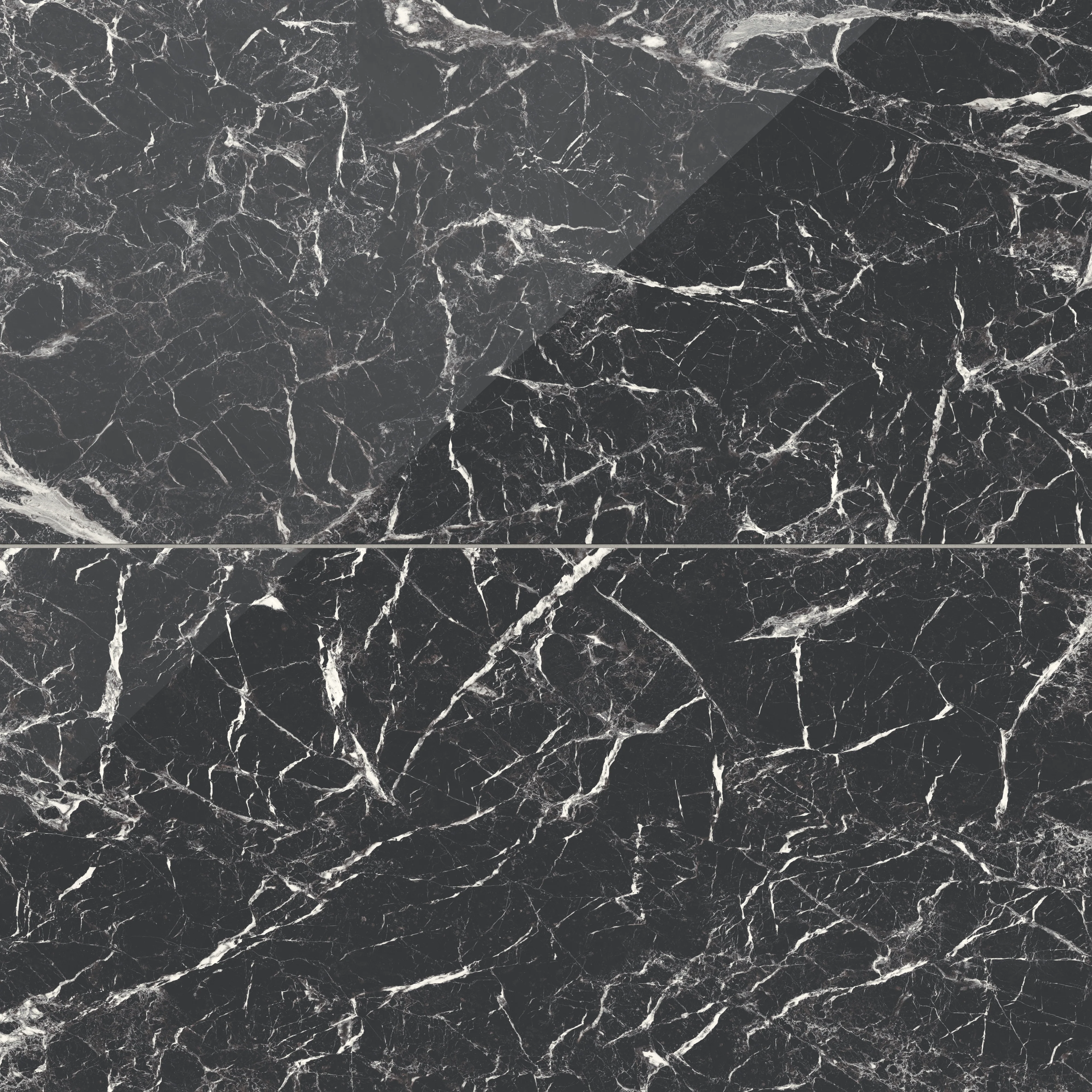 Blair 24 x 48 Matte Porcelain Tile in Marmo Black