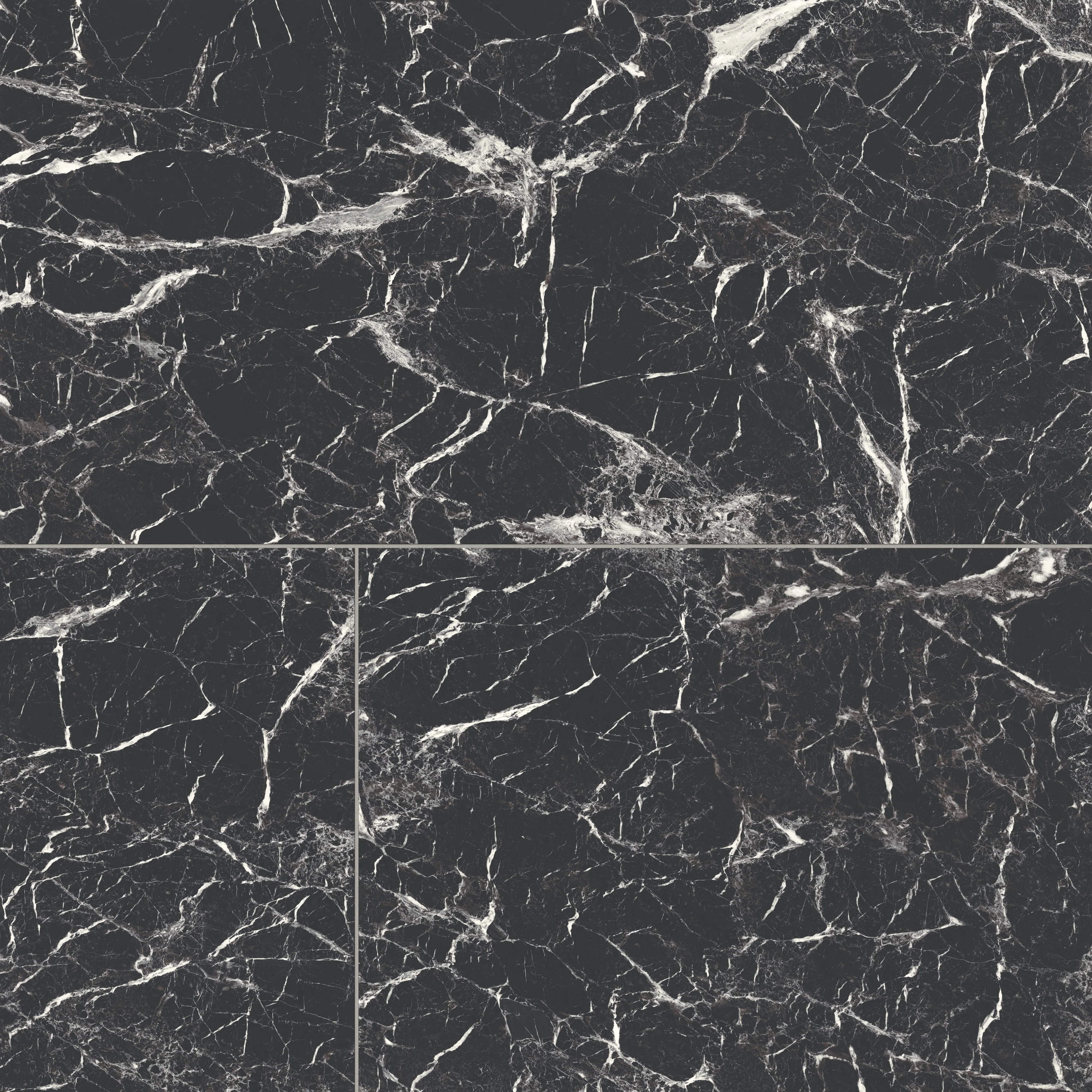 Blair 24 x 48 Polished Porcelain Tile in Marmo Black - Image 7