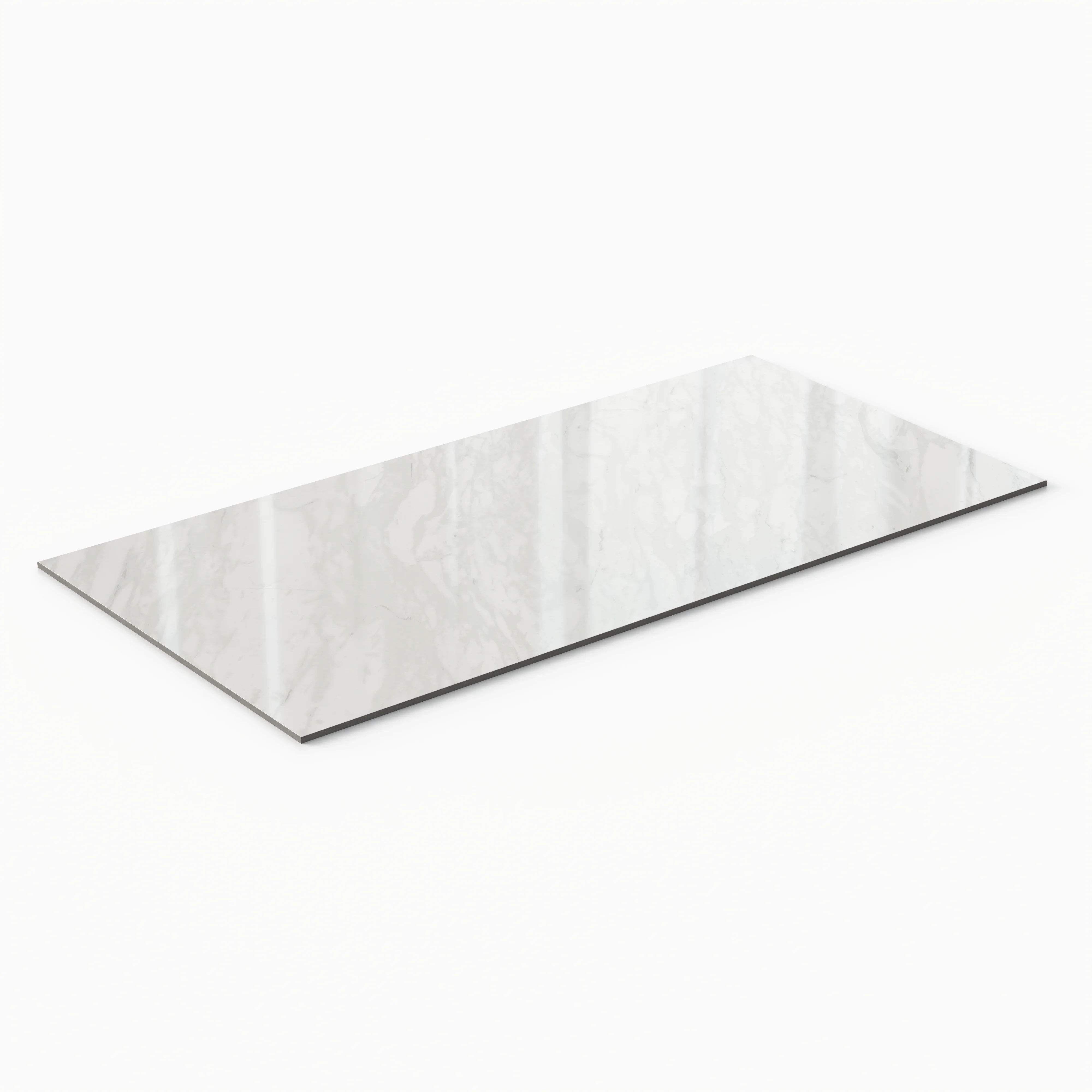 Blair 24 x 48 Polished Porcelain Tile in Volakas White - Image 3