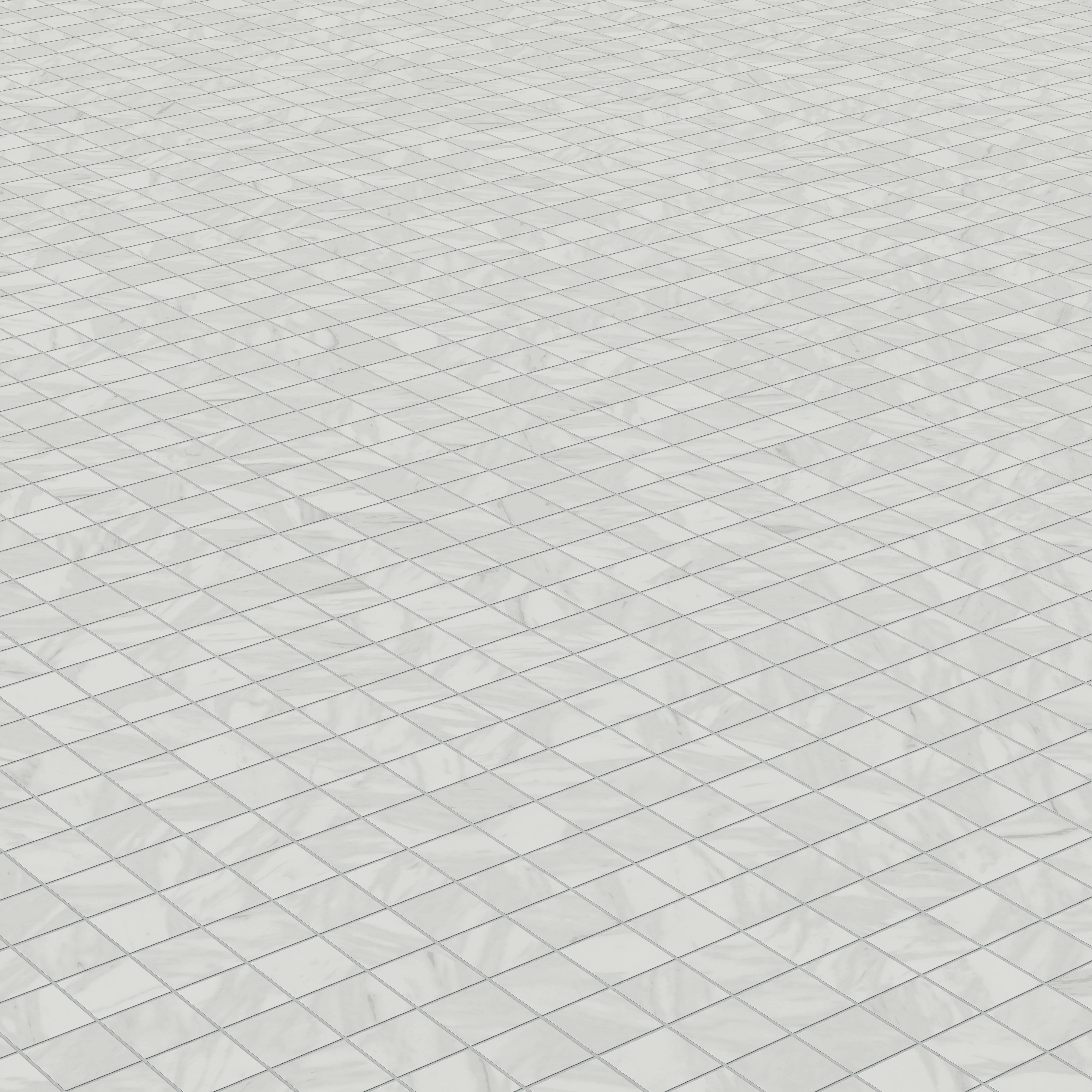 Blair 2 x 2 Matte Porcelain Mosaic Tile in Volakas White - Image 3