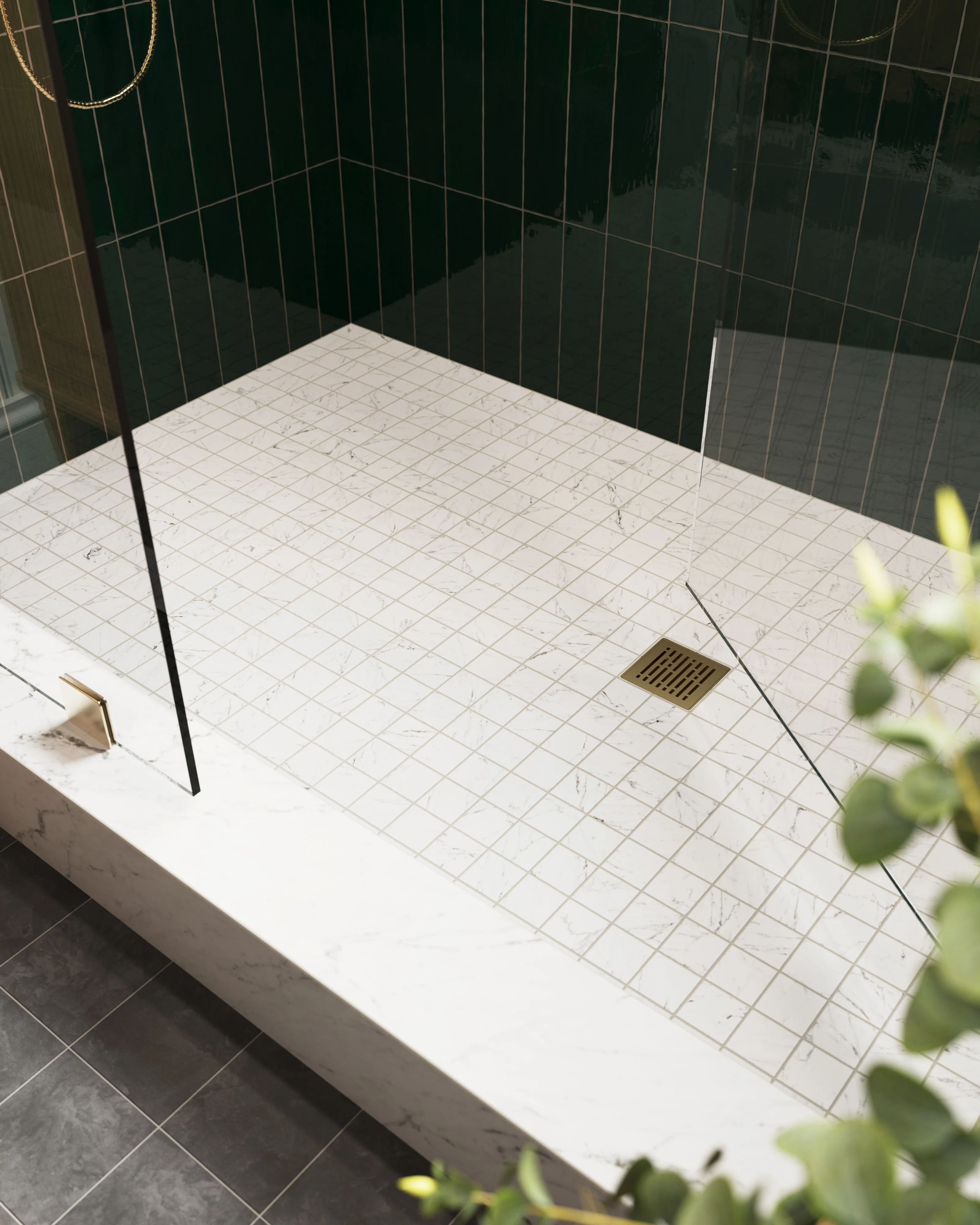 Blair 2 x 2 Matte Porcelain Mosaic Tile in White Carrara - Image 2