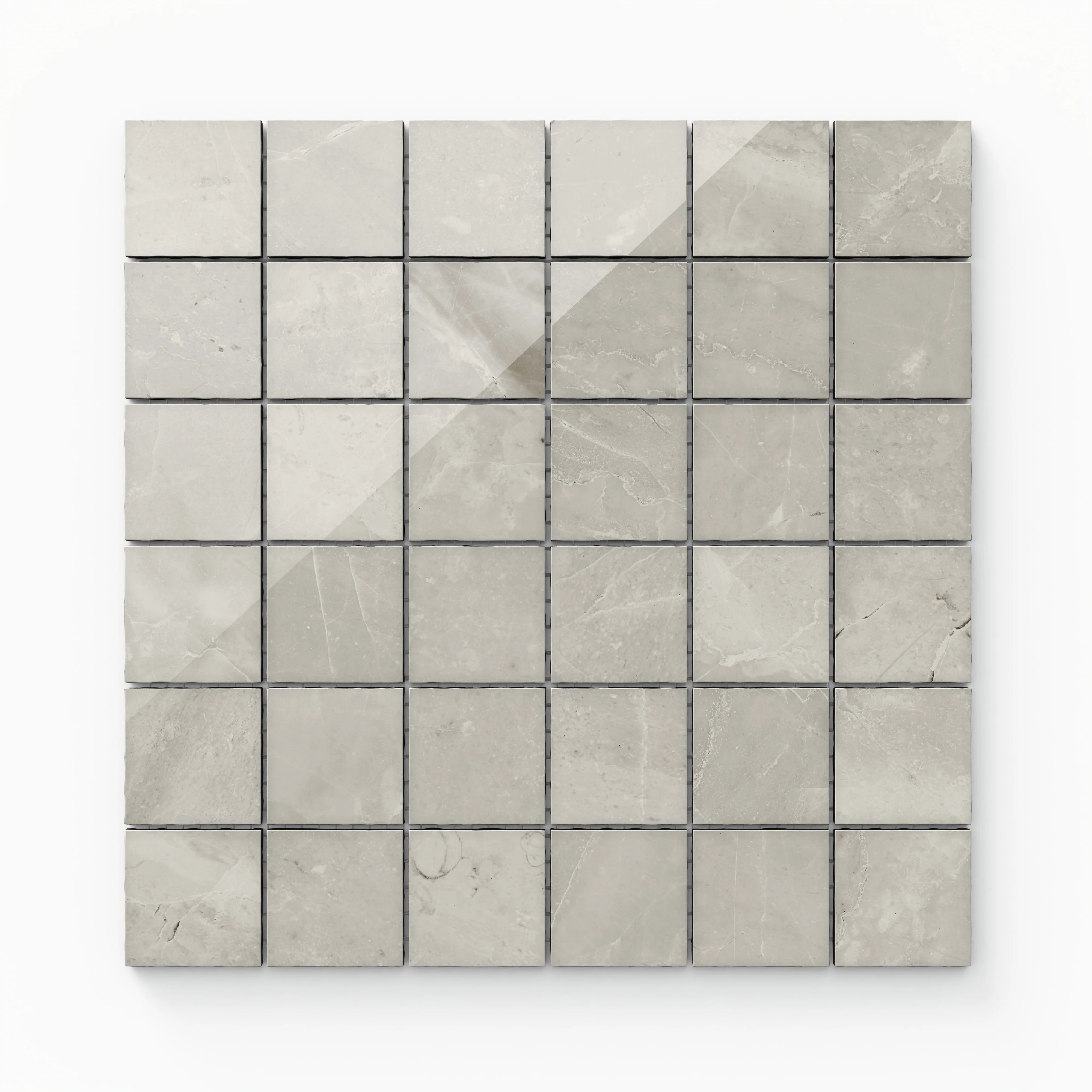 Blair 2 x 2 Polished Porcelain Mosaic Tile in Oniciata Beige
