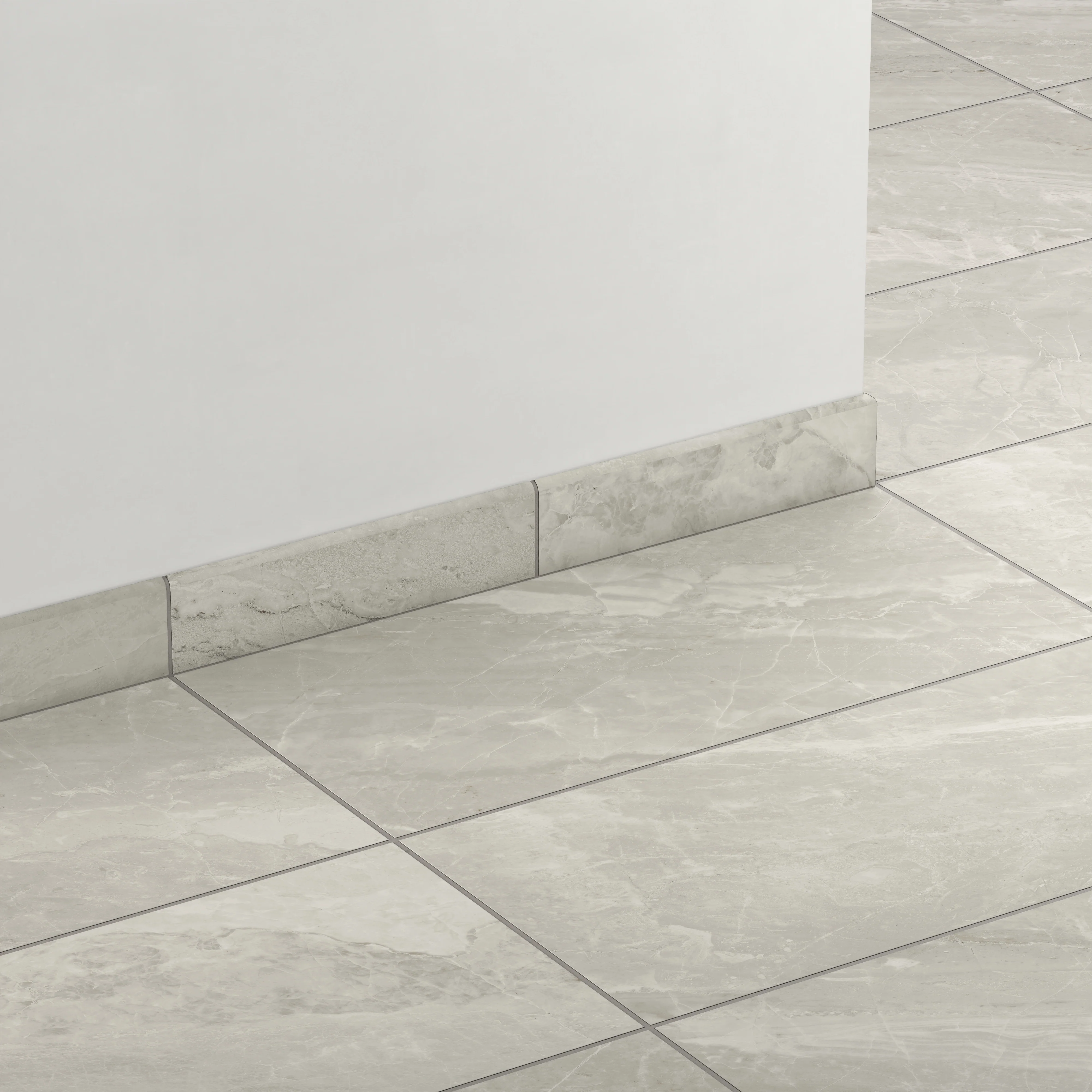 Blair 3 x 12 Matte Porcelain Bullnose Tile in Oniciata Beige - Image 3