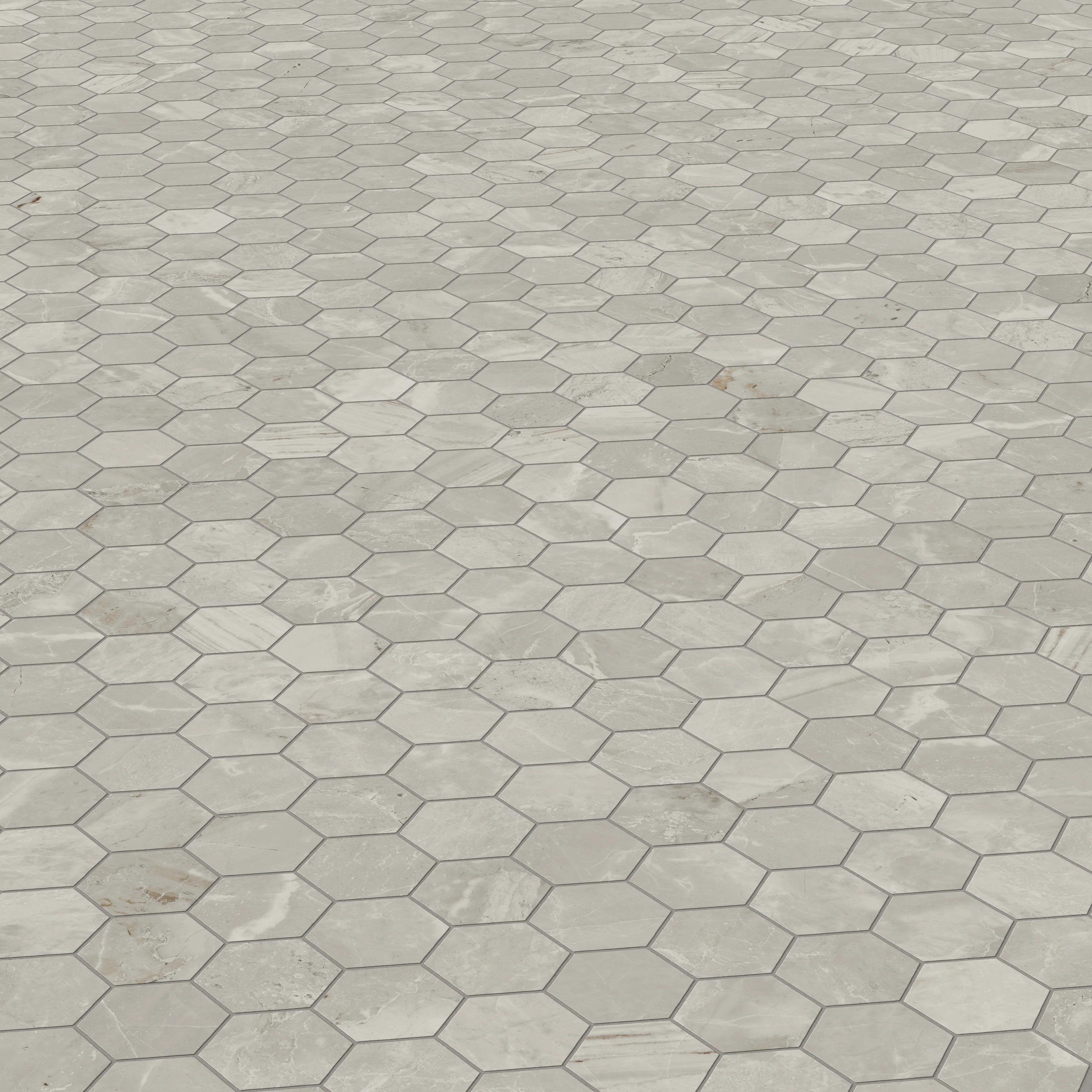 Blair 3 x 3 Matte Porcelain Hexagon Mosaic Tile in Oniciata Beige - Image 4