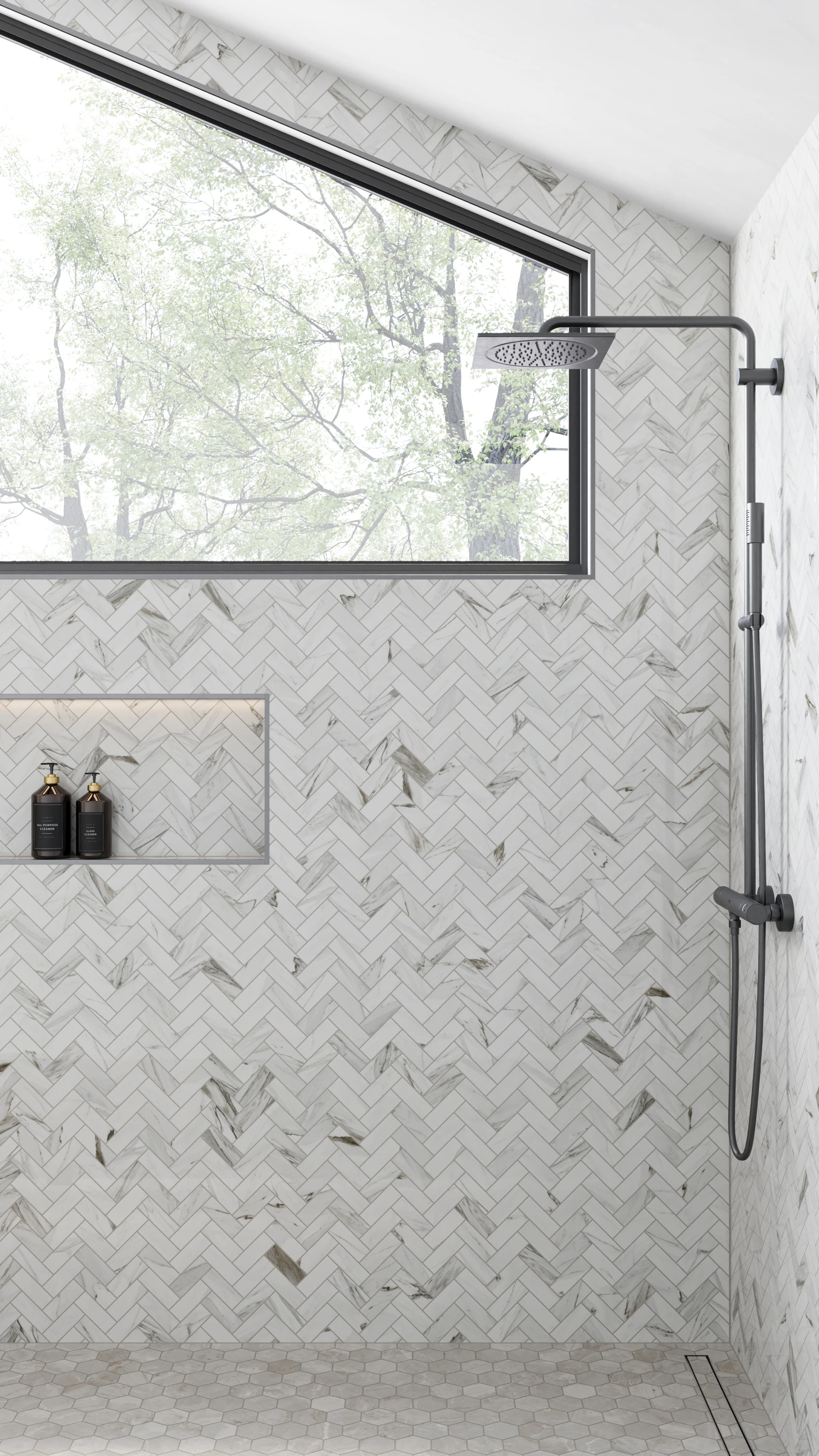 Blair 3 x 3 Matte Porcelain Hexagon Mosaic Tile in Oniciata Beige - Image 6