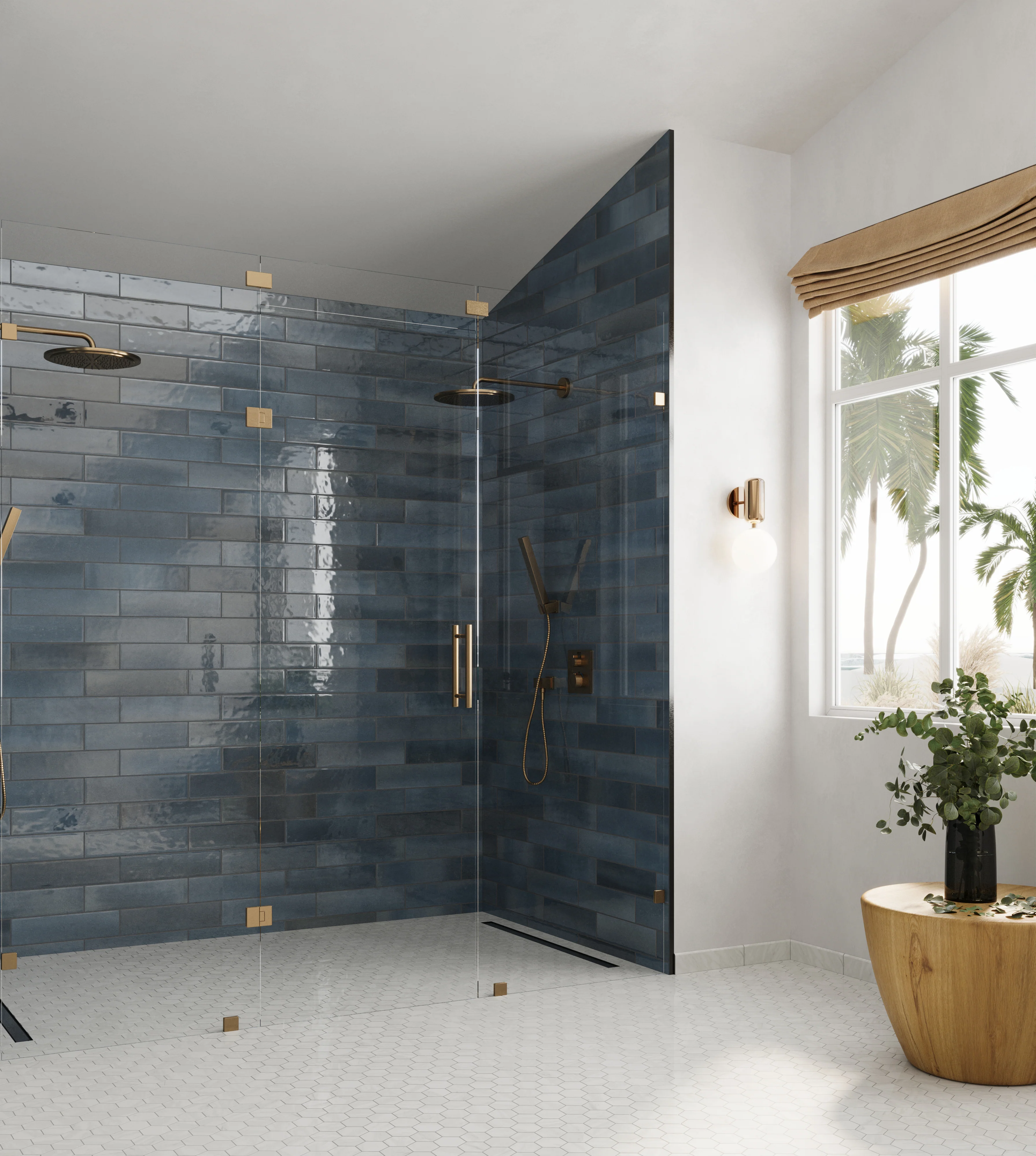 Blair 3 x 3 Matte Porcelain Hexagon Mosaic Tile in Volakas White - Image 7