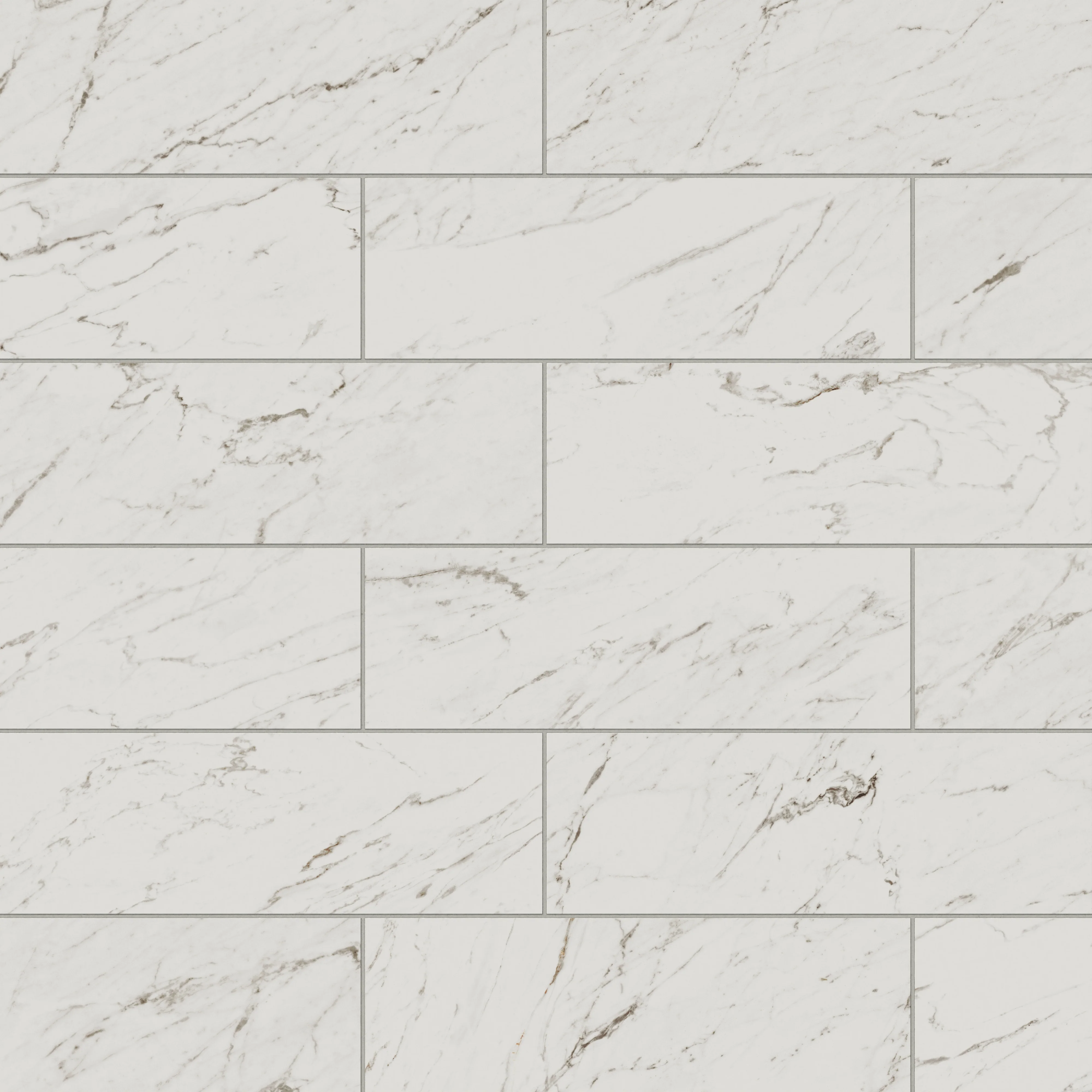 Blair 8 x 24 Polished Porcelain Tile in White Carrara - Image 6