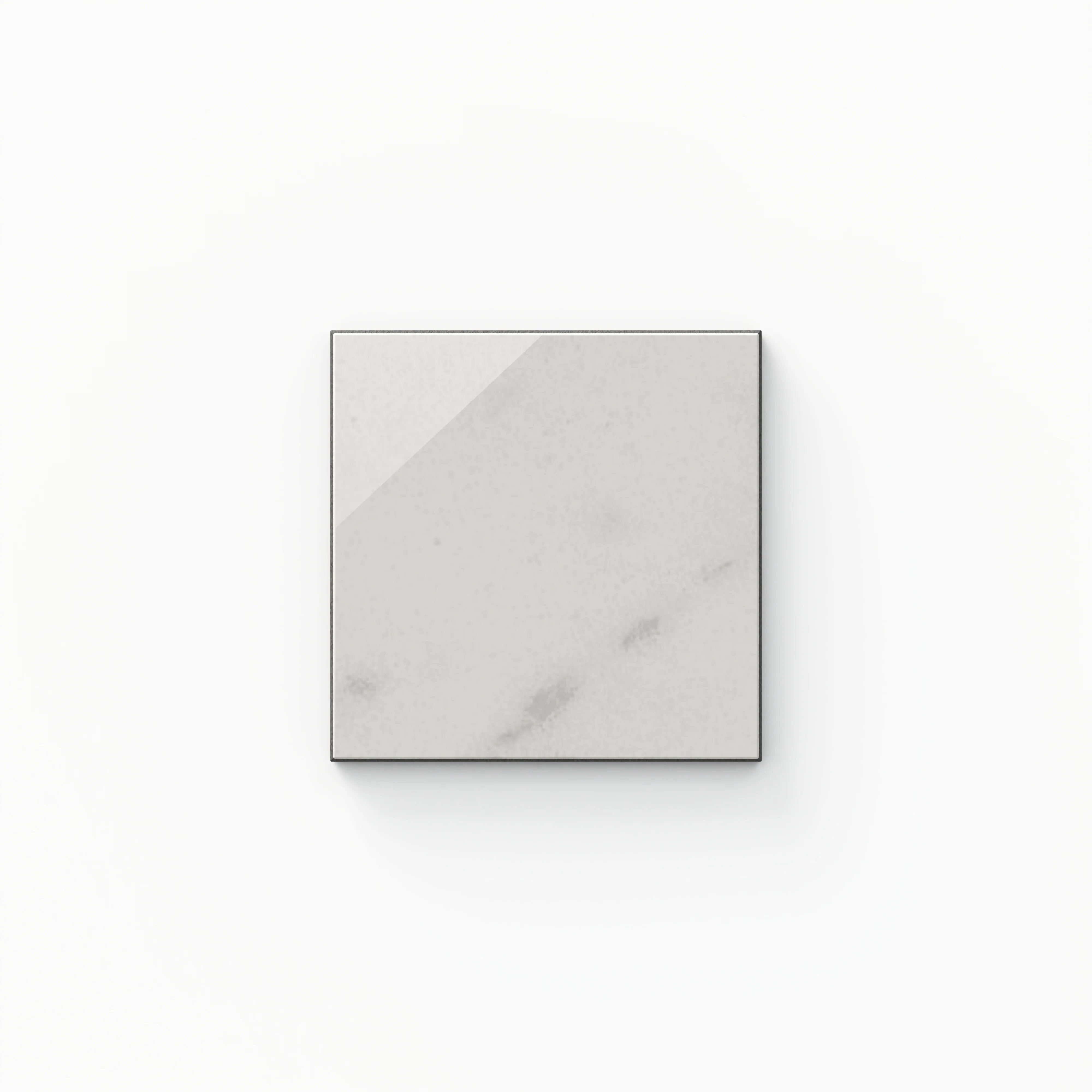 Blair 4 x 4 Polished in White Carrara Sample
