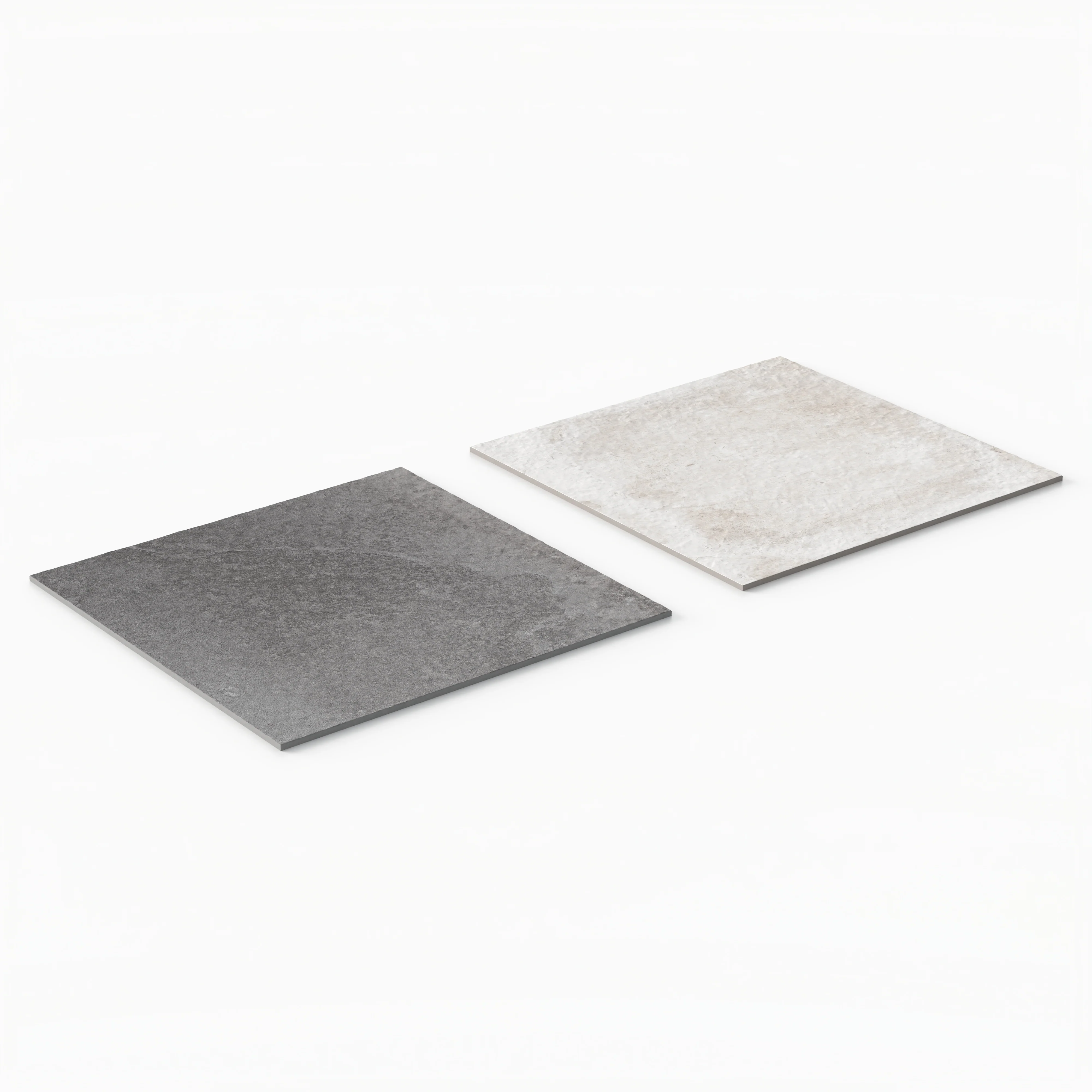 Bowden 24 x 24 Checkerboard Grip 2cm Porcelain Paver Tile in Graphite & Oat - Image 4