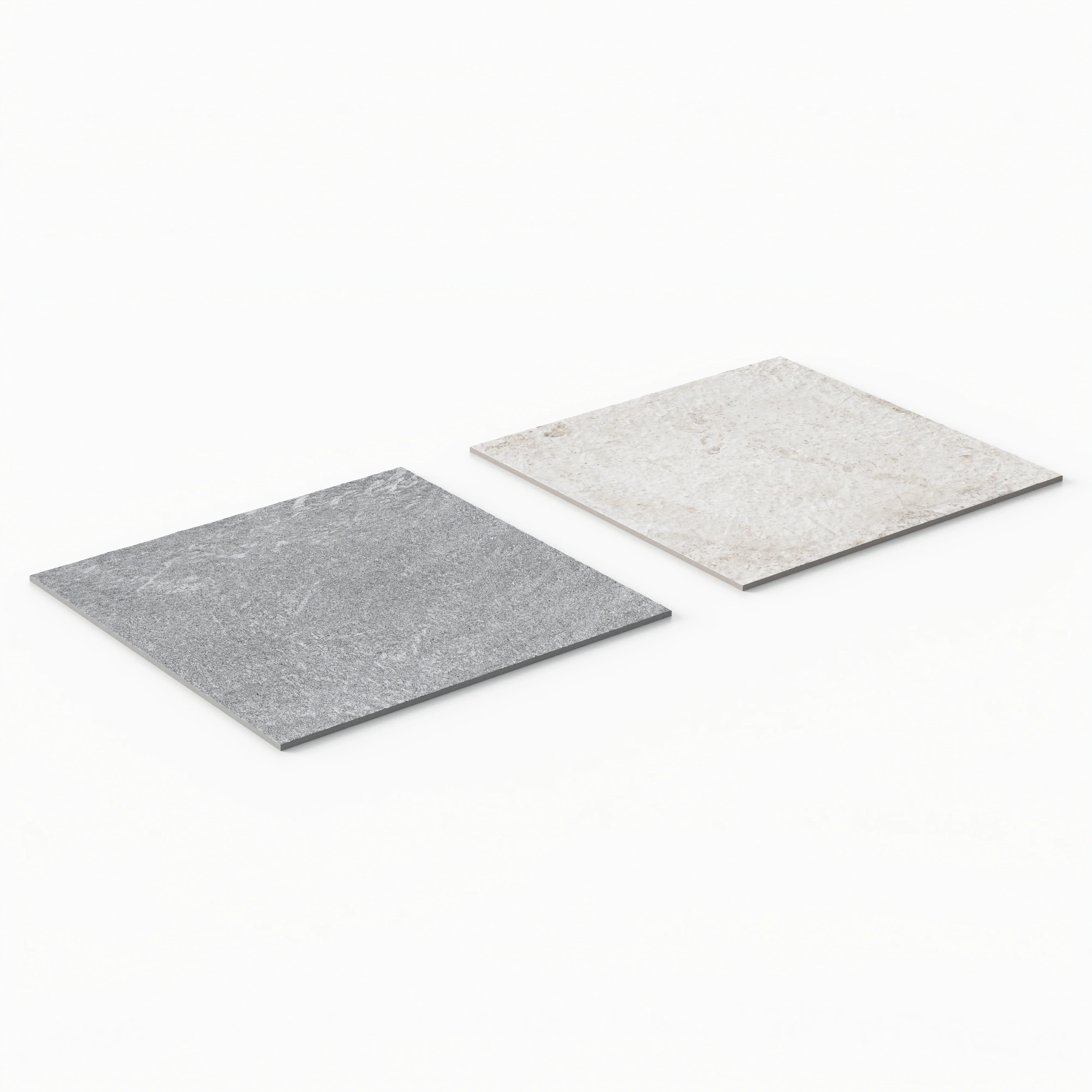 Bowden 24 x 24 Checkerboard Grip 2cm Porcelain Paver Tile in Slate & Oat - Image 4
