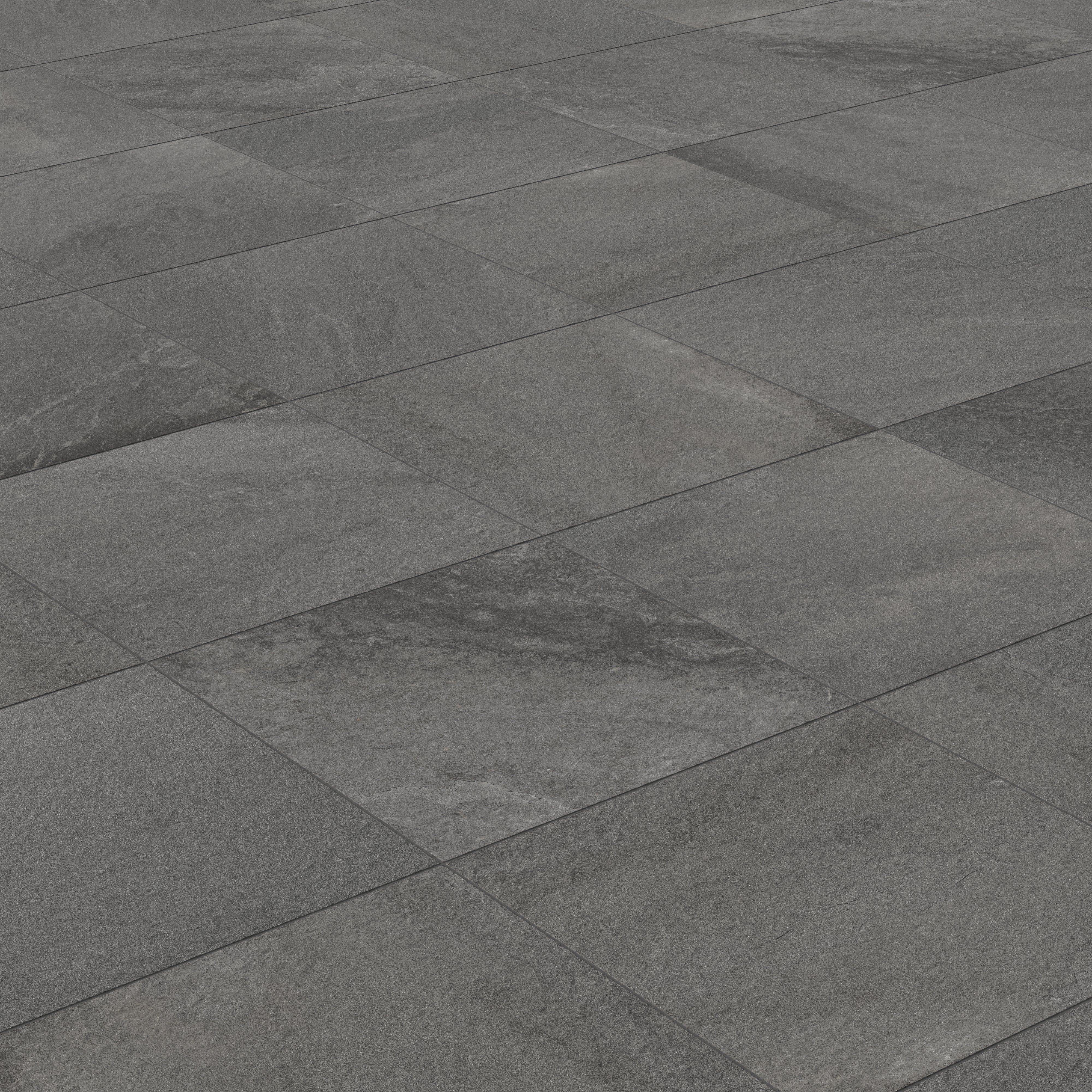 Bowden 24 x 24 Grip Porcelain 2cm Paver in Charcoal - Image 6