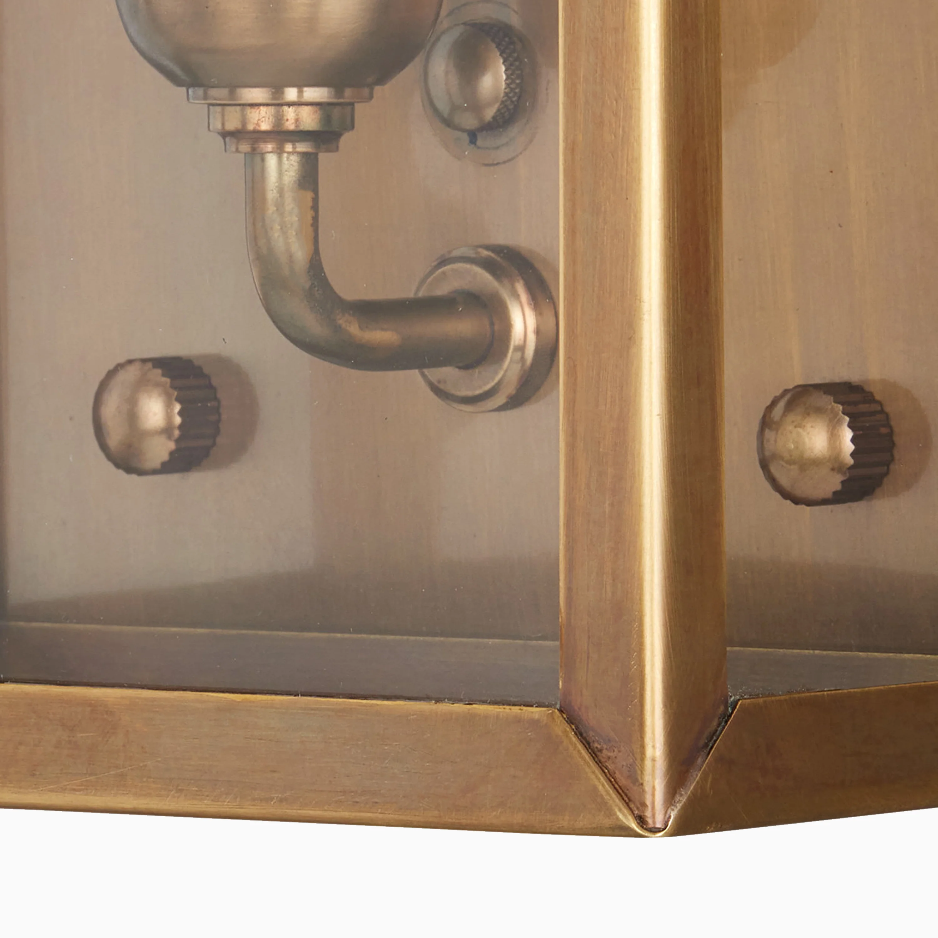 Bracken Outdoor Wall Sconce in Antique Brass - Image 5