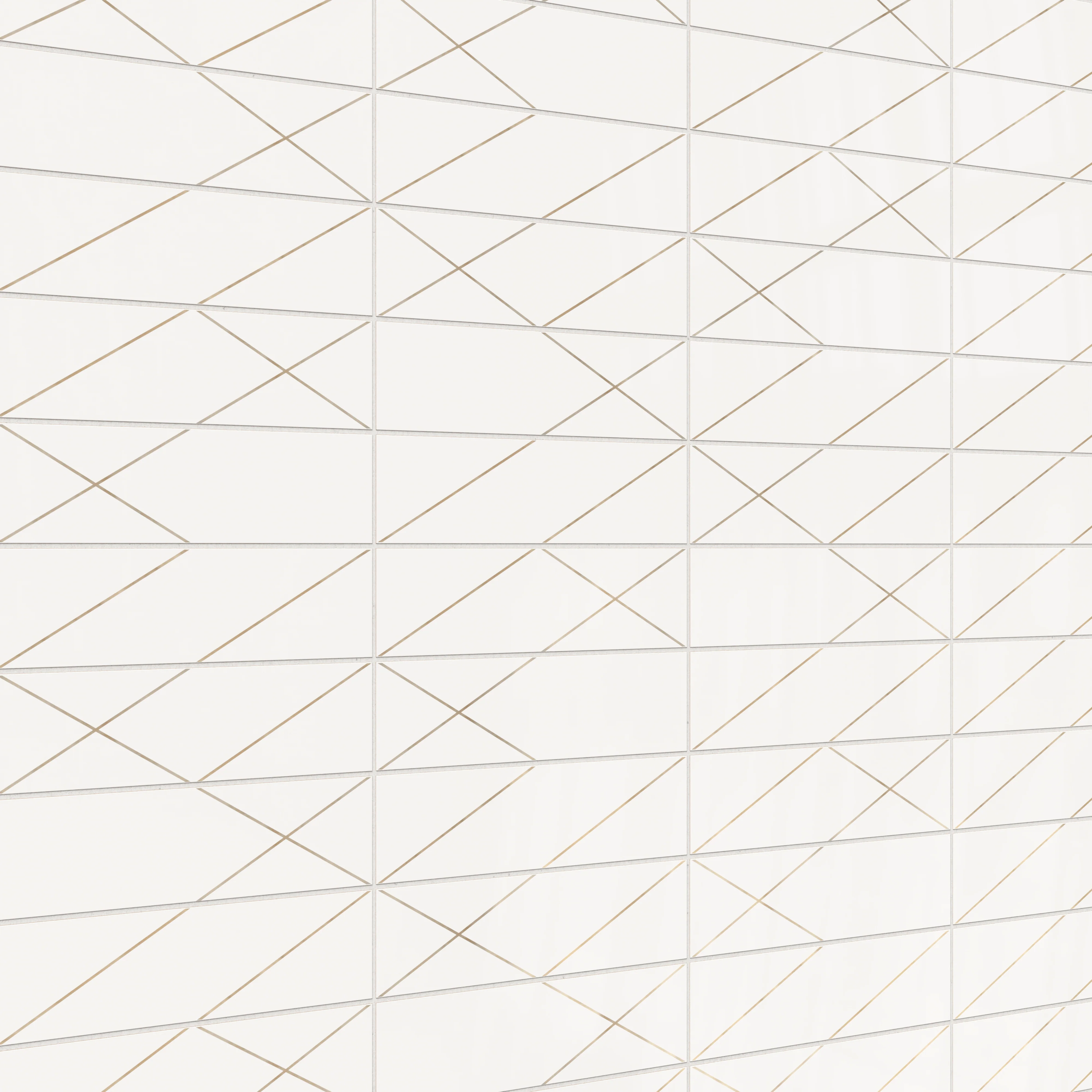 Braxton 4 x 16 Glossy Ceramic Tile in Gold - Image 4