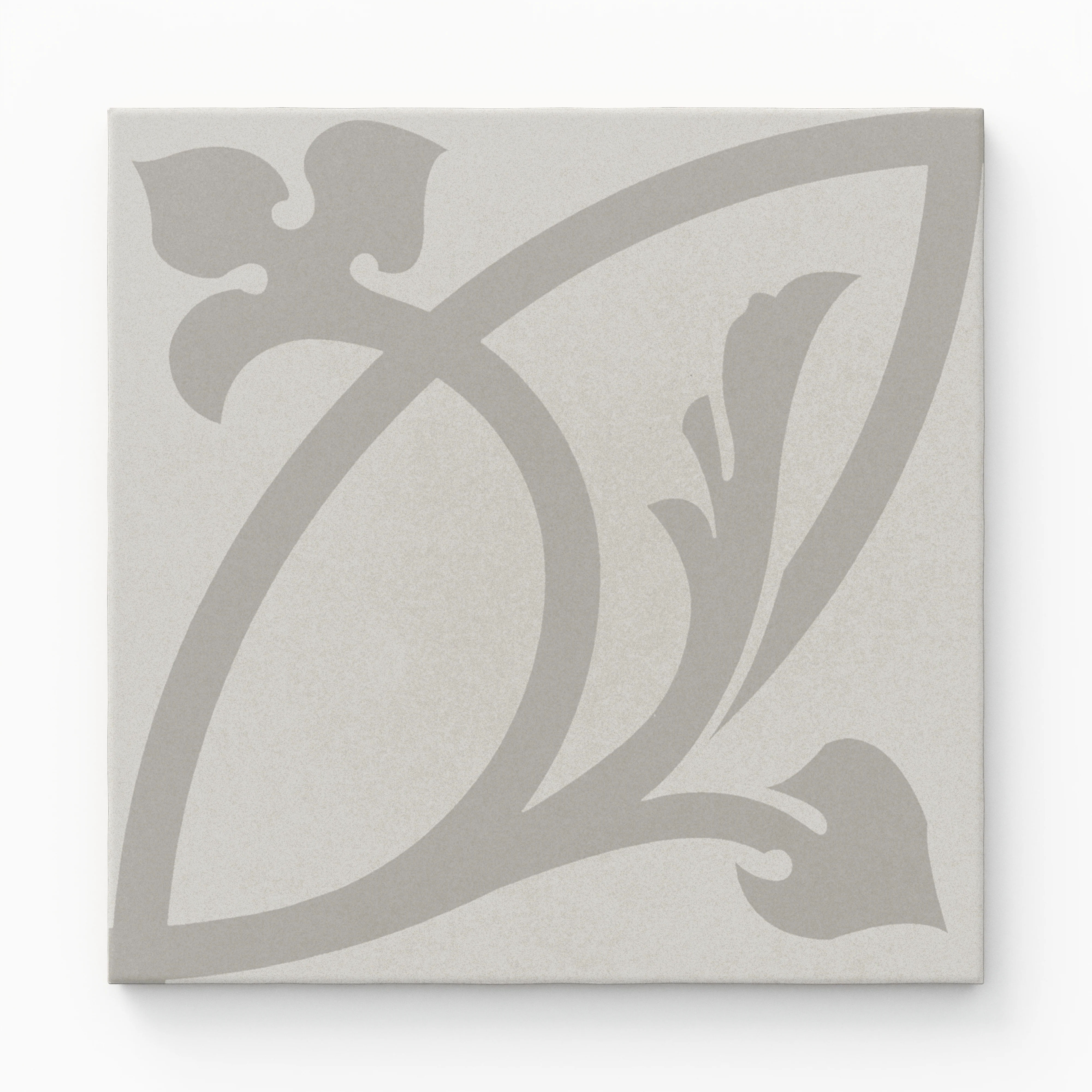 Brielle 8 x 8 Matte Porcelain Tile in Nouveau Fog - Image 3