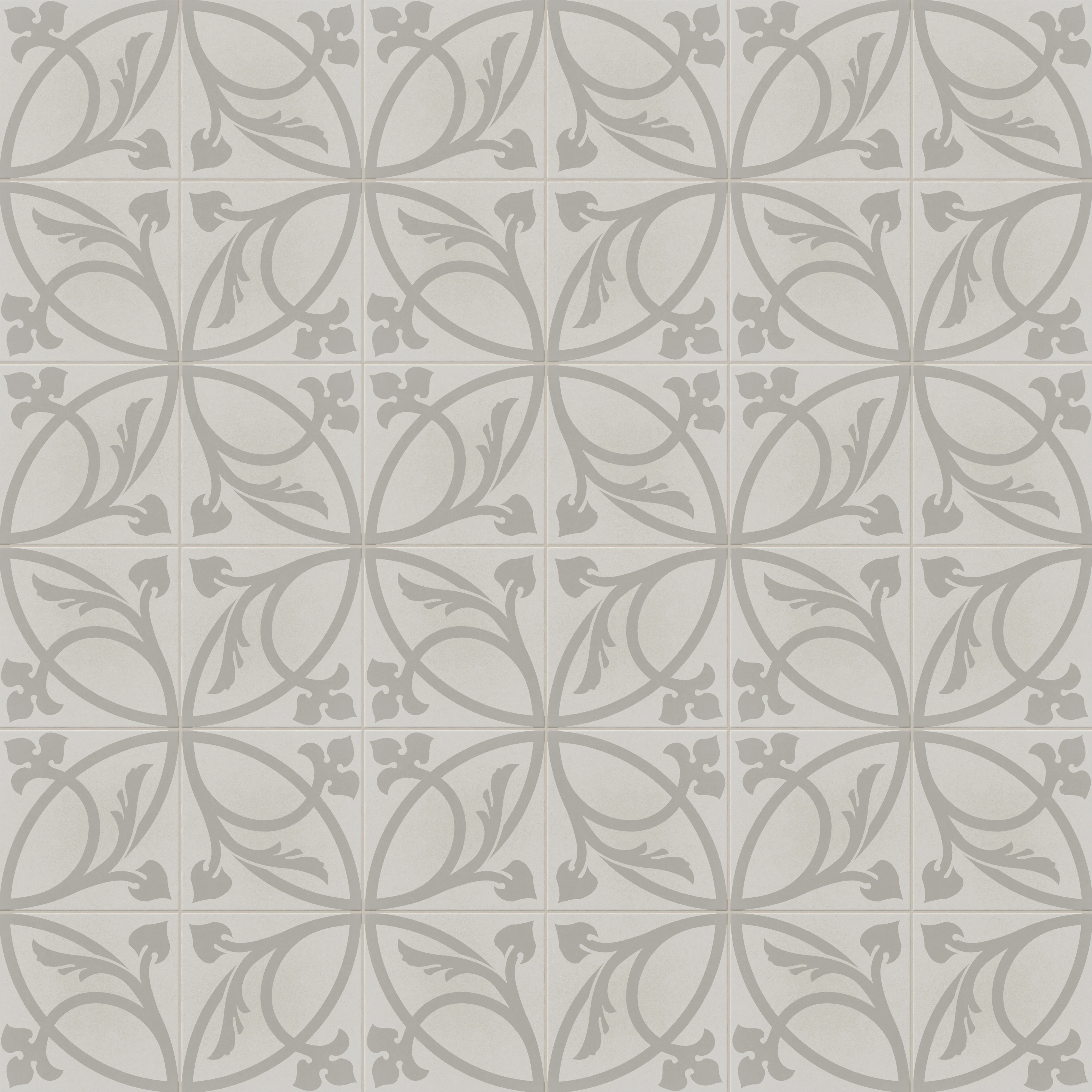 Brielle 8 x 8 Matte Porcelain Tile in Nouveau Fog - Image 5