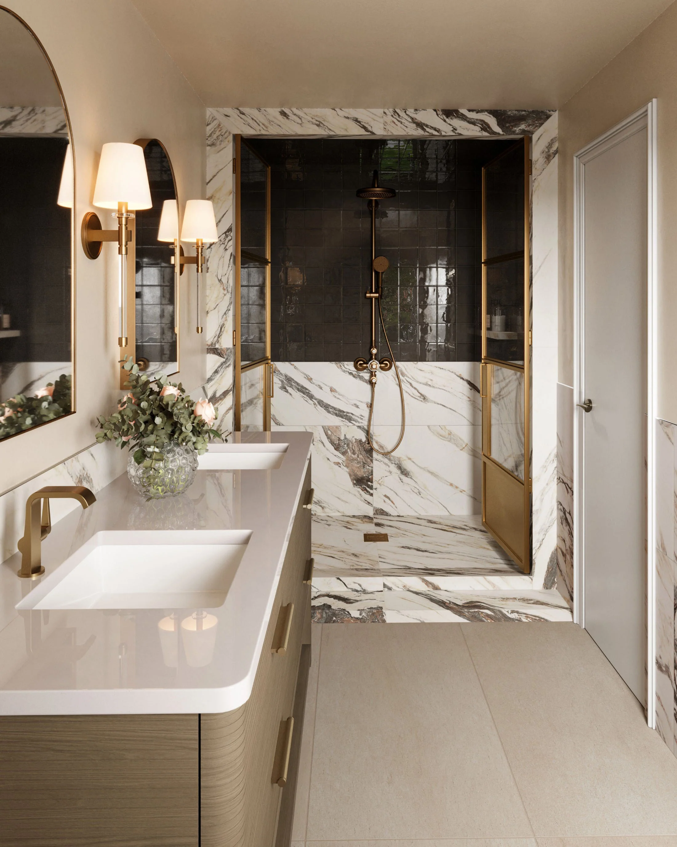Brody 24 x 48 Matte Porcelain Tile in Sand - Image 12