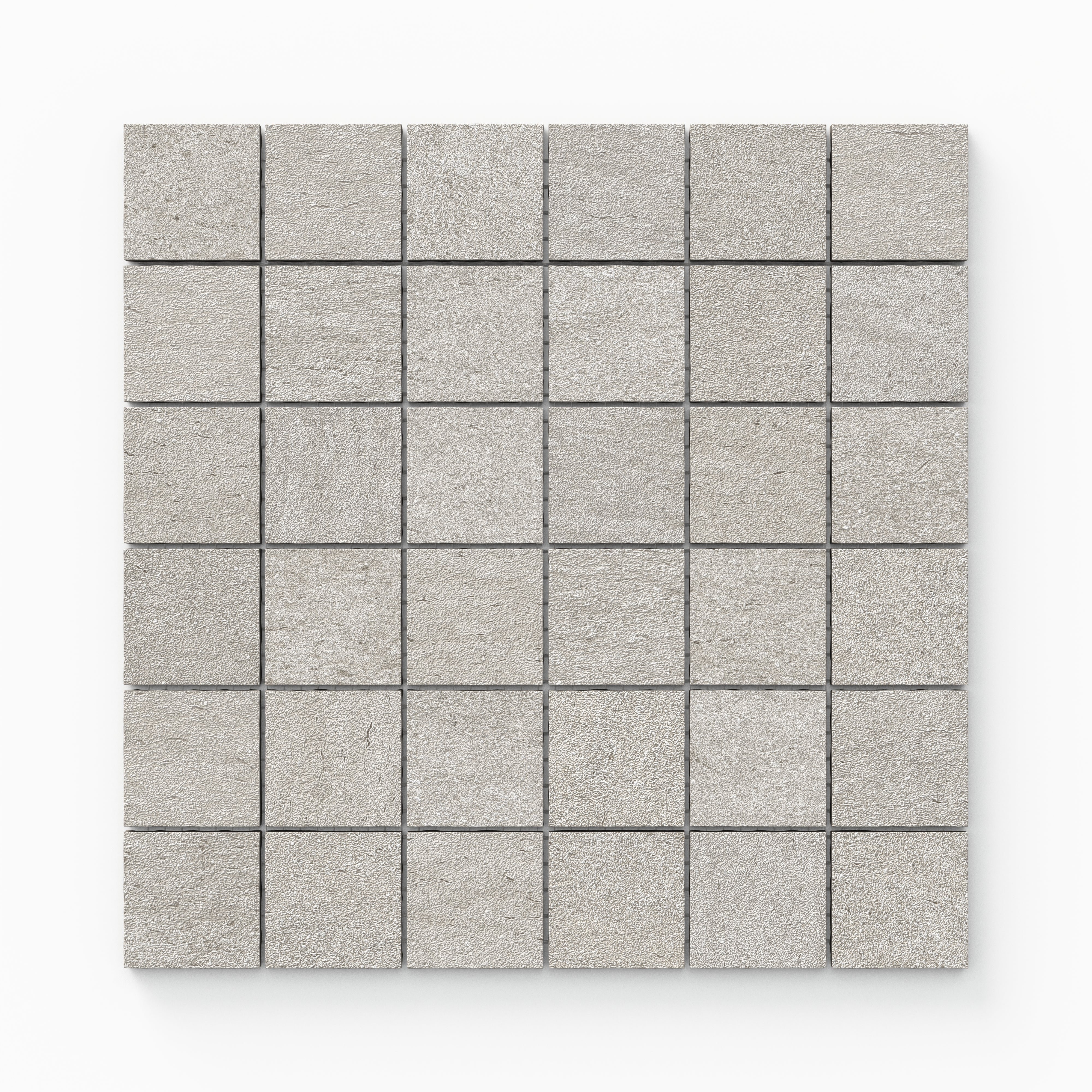 Brody 2 x 2 Matte Porcelain Mosaic Tile in Light Grey