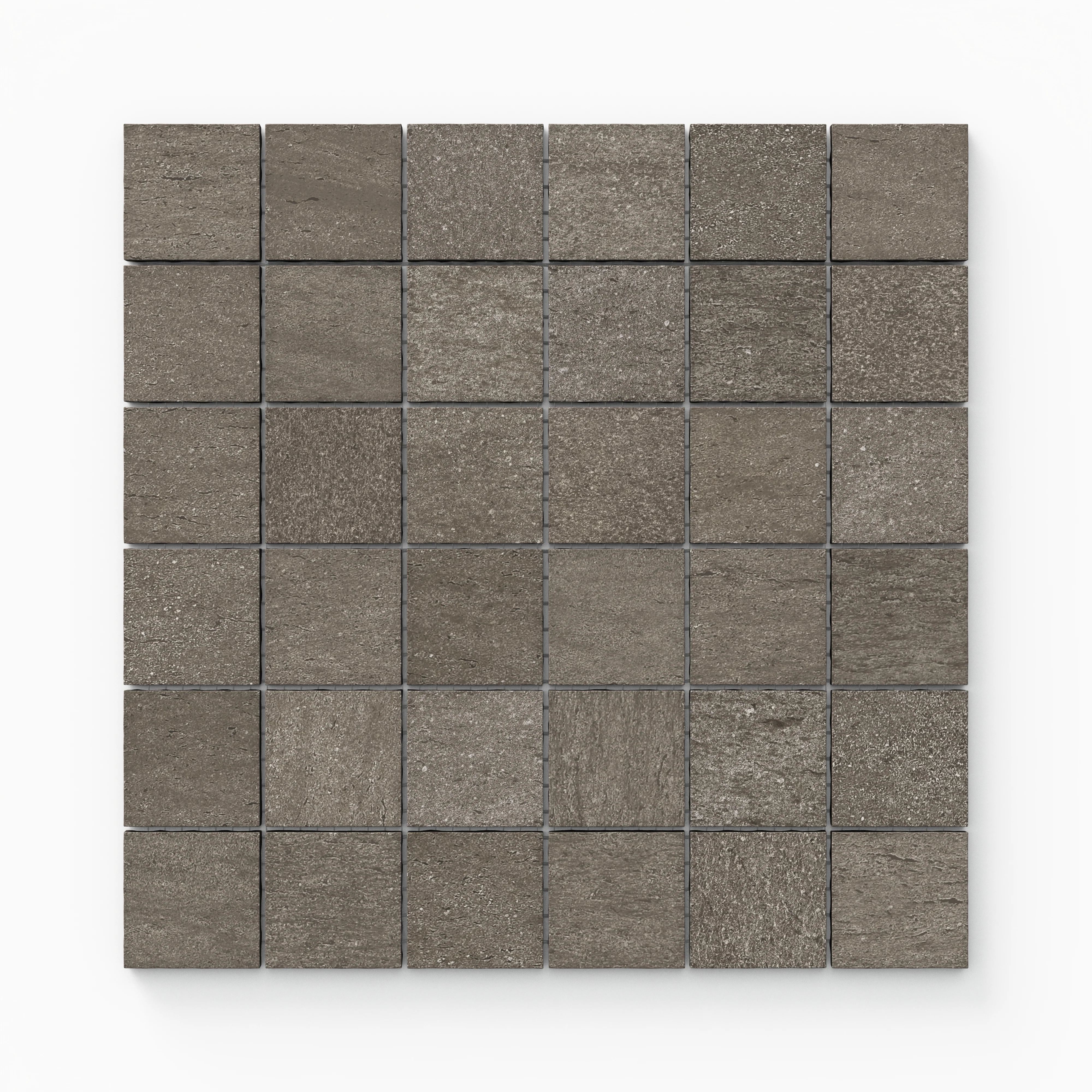 Brody 2 x 2 Matte Porcelain Mosaic Tile in Nut