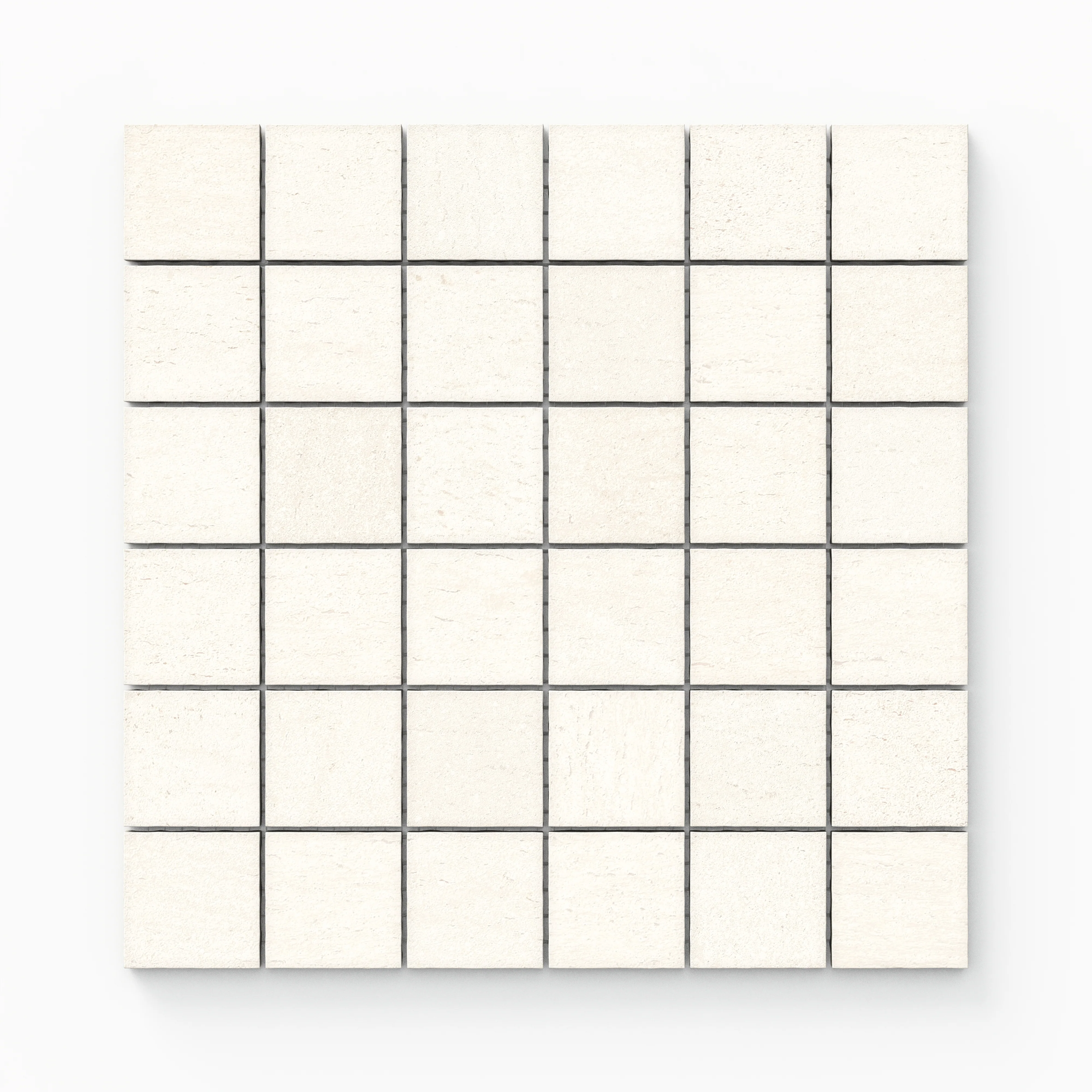 Brody 2 x 2 Matte Porcelain Mosaic Tile in White